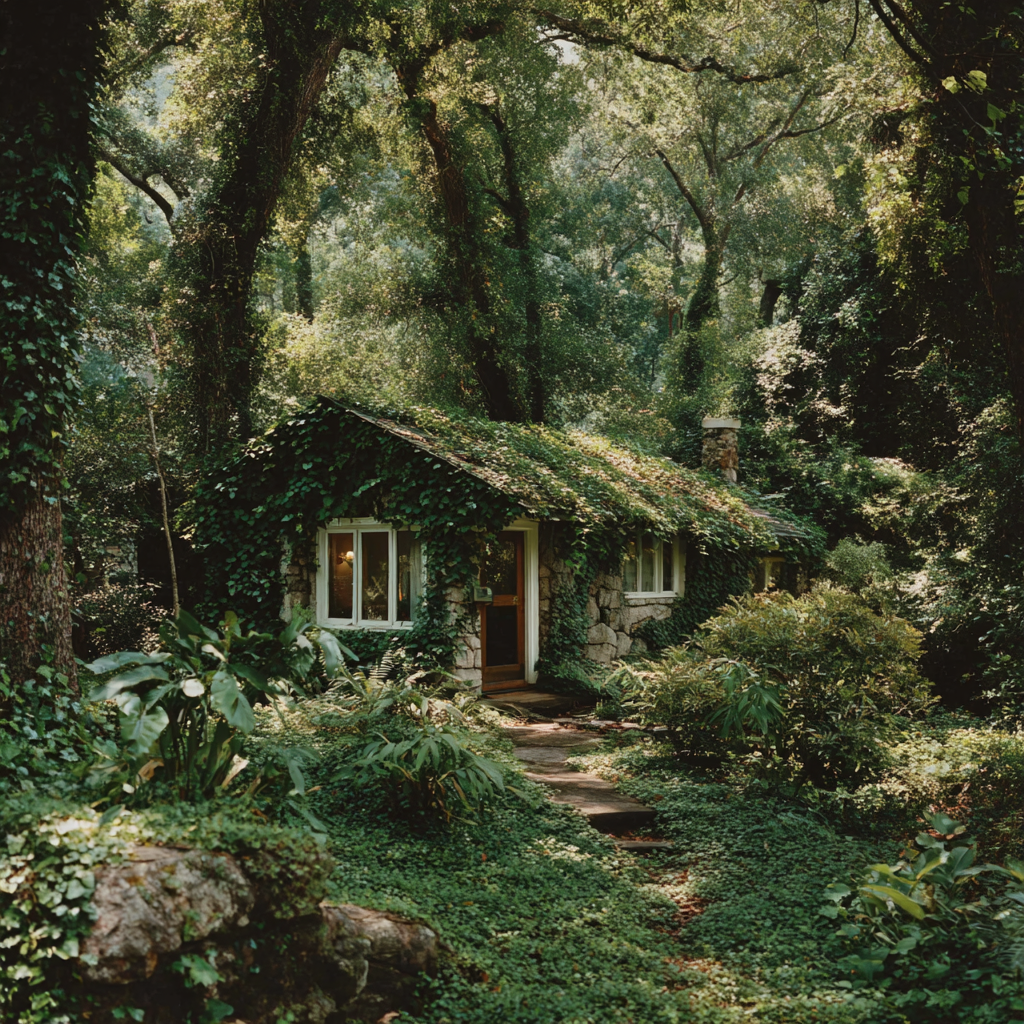 Un petit chalet | Source : Midjourney
