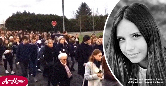 Une marche blanche pour Tessa, 17 ans : des centaines de personnes réunies pour rendre hommage à la jeune fille innocemment tuée