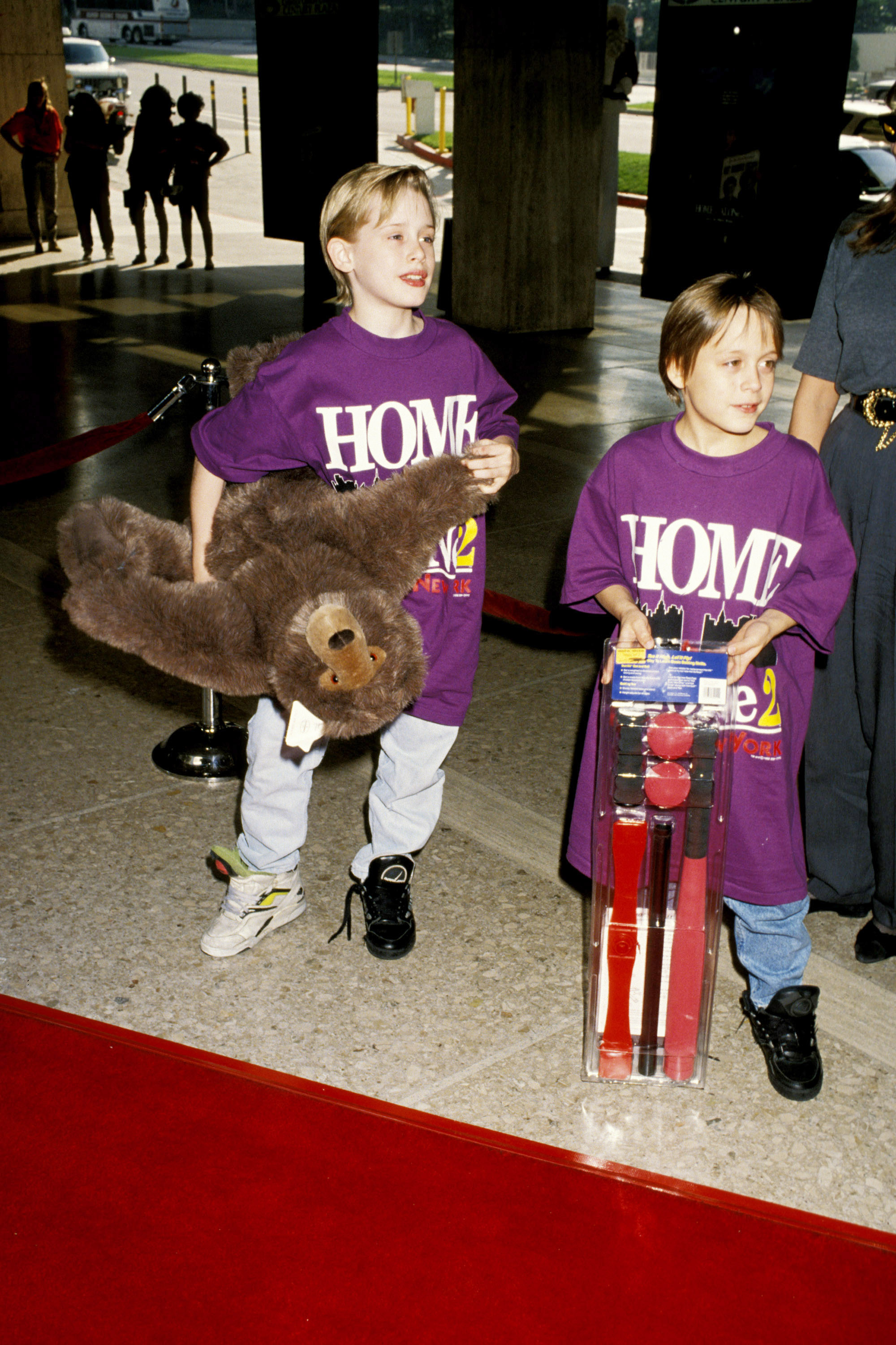 Macaulay et Kieran Culkin le 15 novembre 1992 | Source : Getty Images