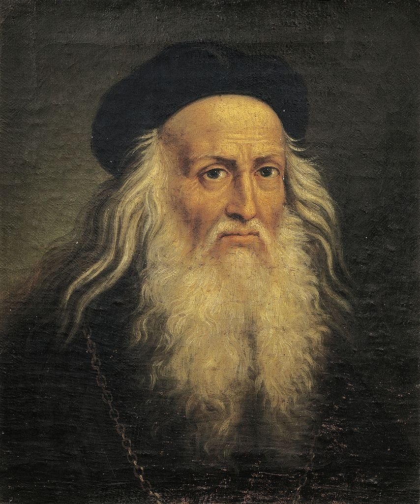 Portrait de Léonard de Vinci, par Lattanzio Querena (1768-1853). | Photo : Getty Images