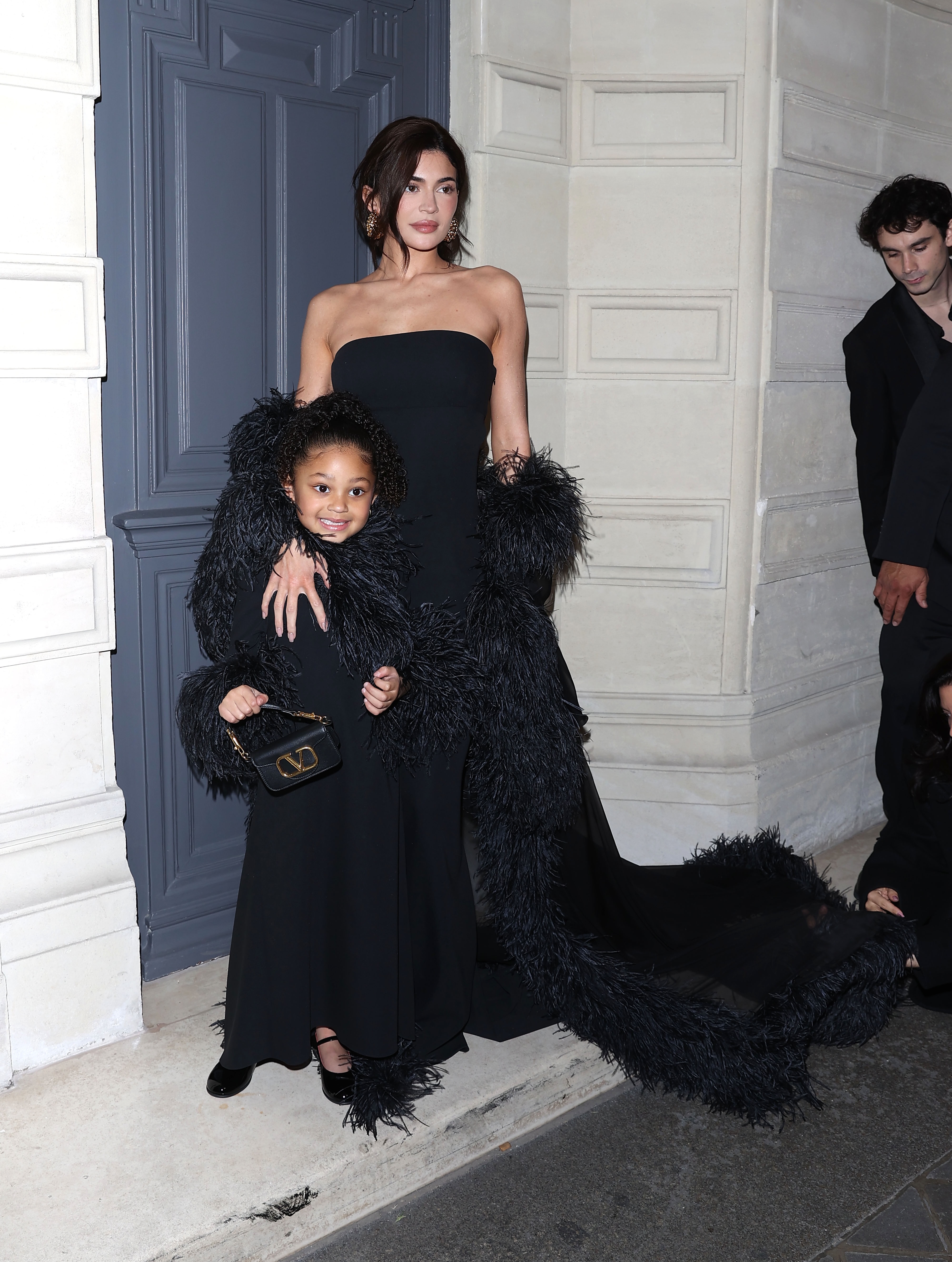 Kylie Jenner et Stormi Webster photographiées le 24 janvier 2024, à Paris, en France. | Source : Getty Images