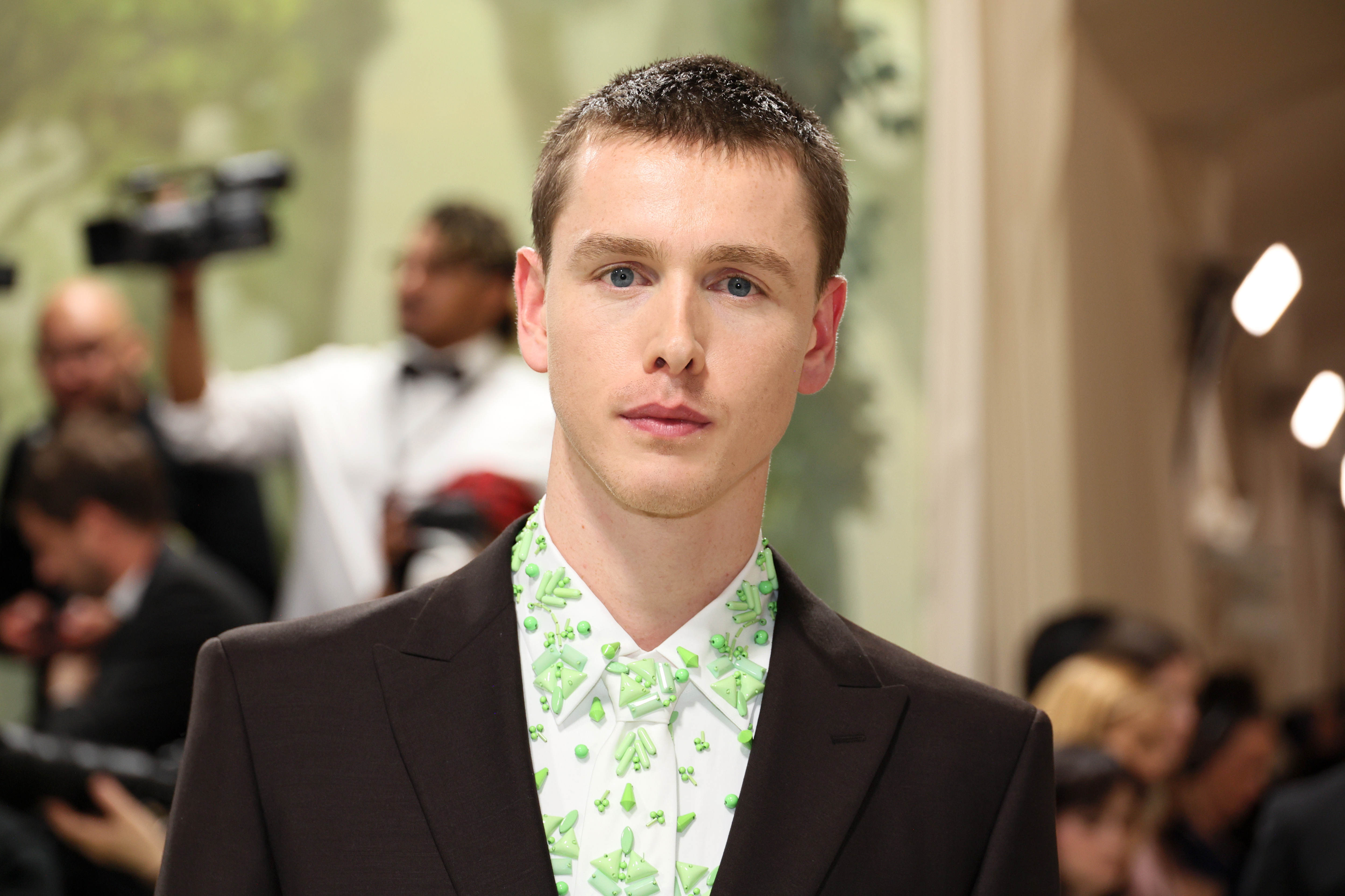 Harris Dickinson assiste au gala du Met 2024 au Metropolitan Museum of Art le 06 mai 2024, à New York. | Source : Getty Images