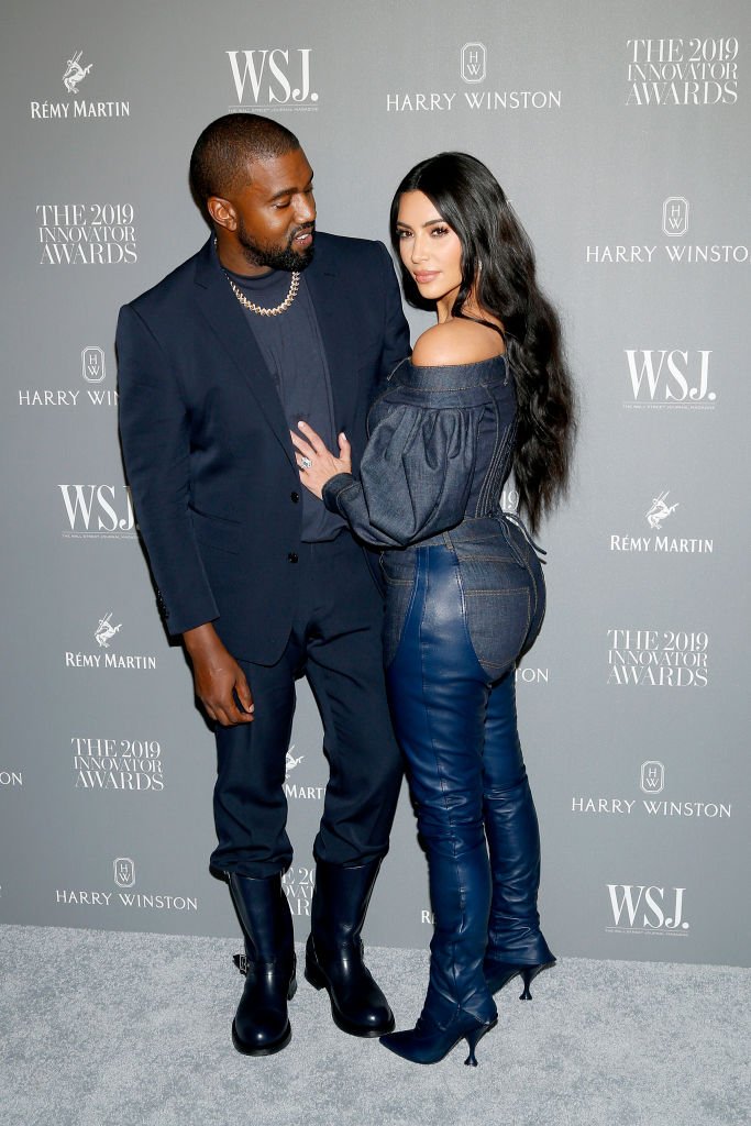 Kanye West et Kim Kardashian West assistent au WSJ. Magazine 2019 Innovator Awards. | Photo: Getty Images