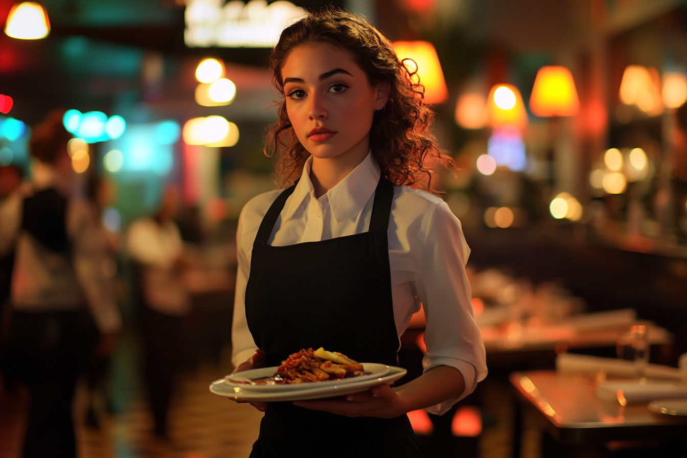 Une serveuse dans un restaurant | Source : Midjourney