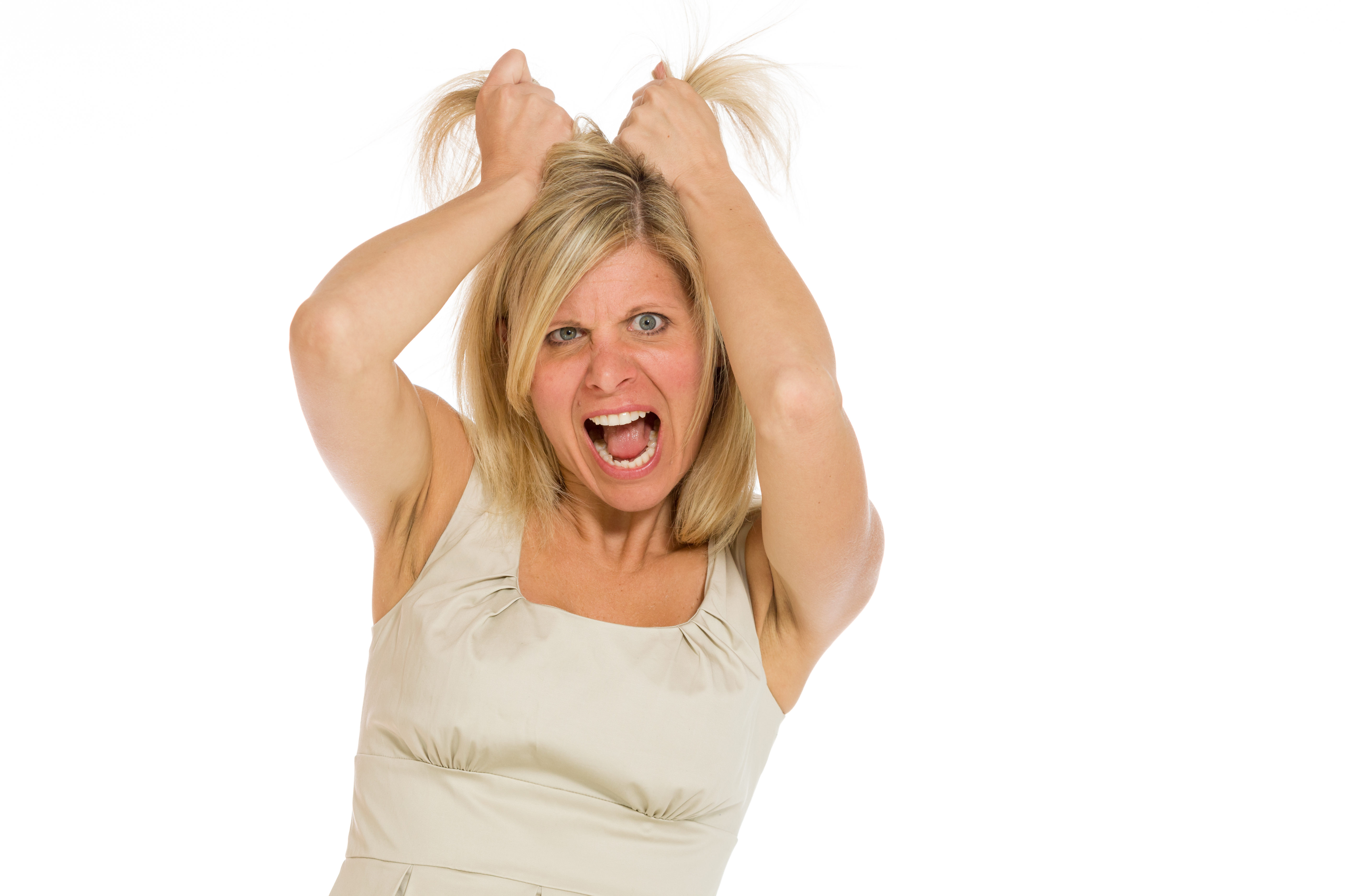 Uma mulher irritada | Shutterstock