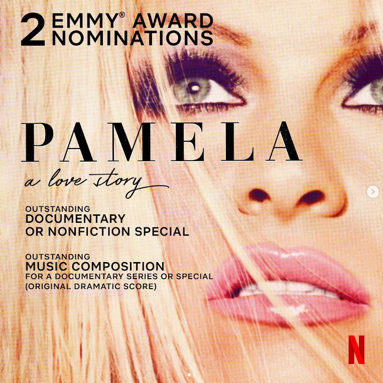 La photo de couverture du documentaire "Pamela, une histoire d'amour" postée le 12 juillet 2023 | Source : Instagram/brandonthomaslee
