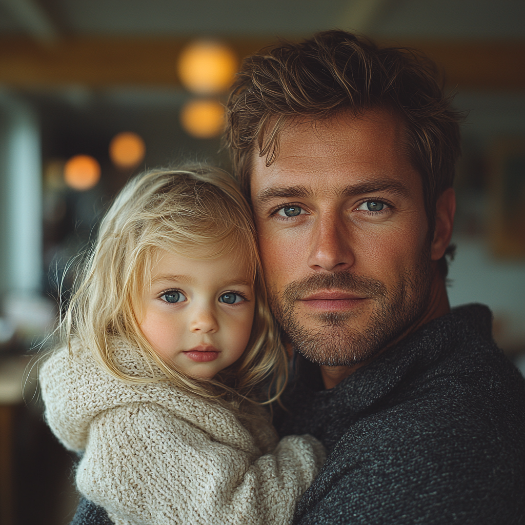 Un homme récupère sa fille à la crèche | Source : Midjourney