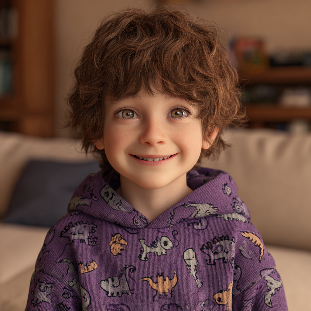 Un petit garçon ravi | Source : Midjourney