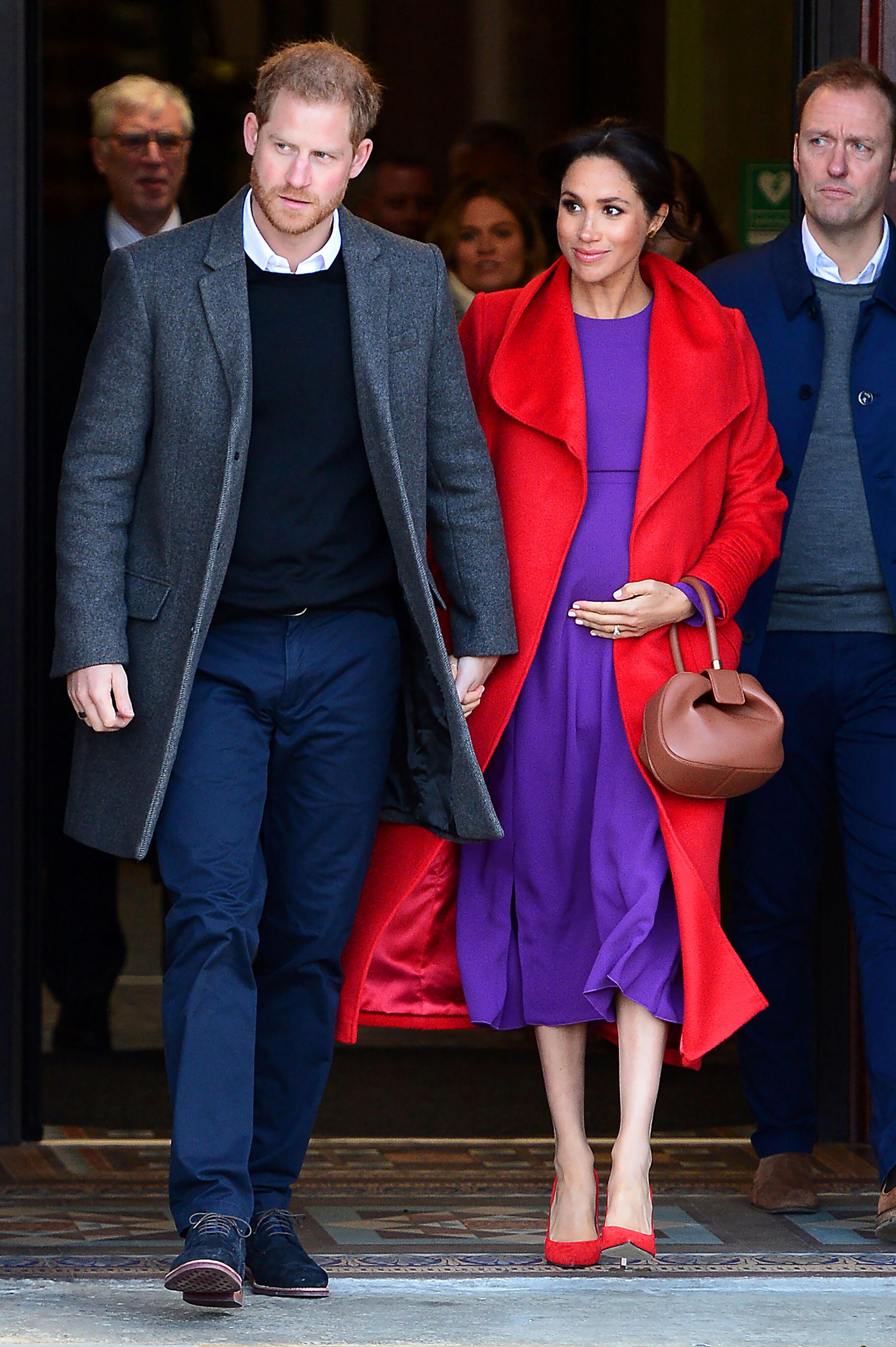  Le prince Harry, le duc de Sussex et Meghan, la duchesse de Sussex partent de l'hôtel de ville de Birkenhead le 14 janvier 2019 à Birkenhead, Angleterre | Photo: Getty Images