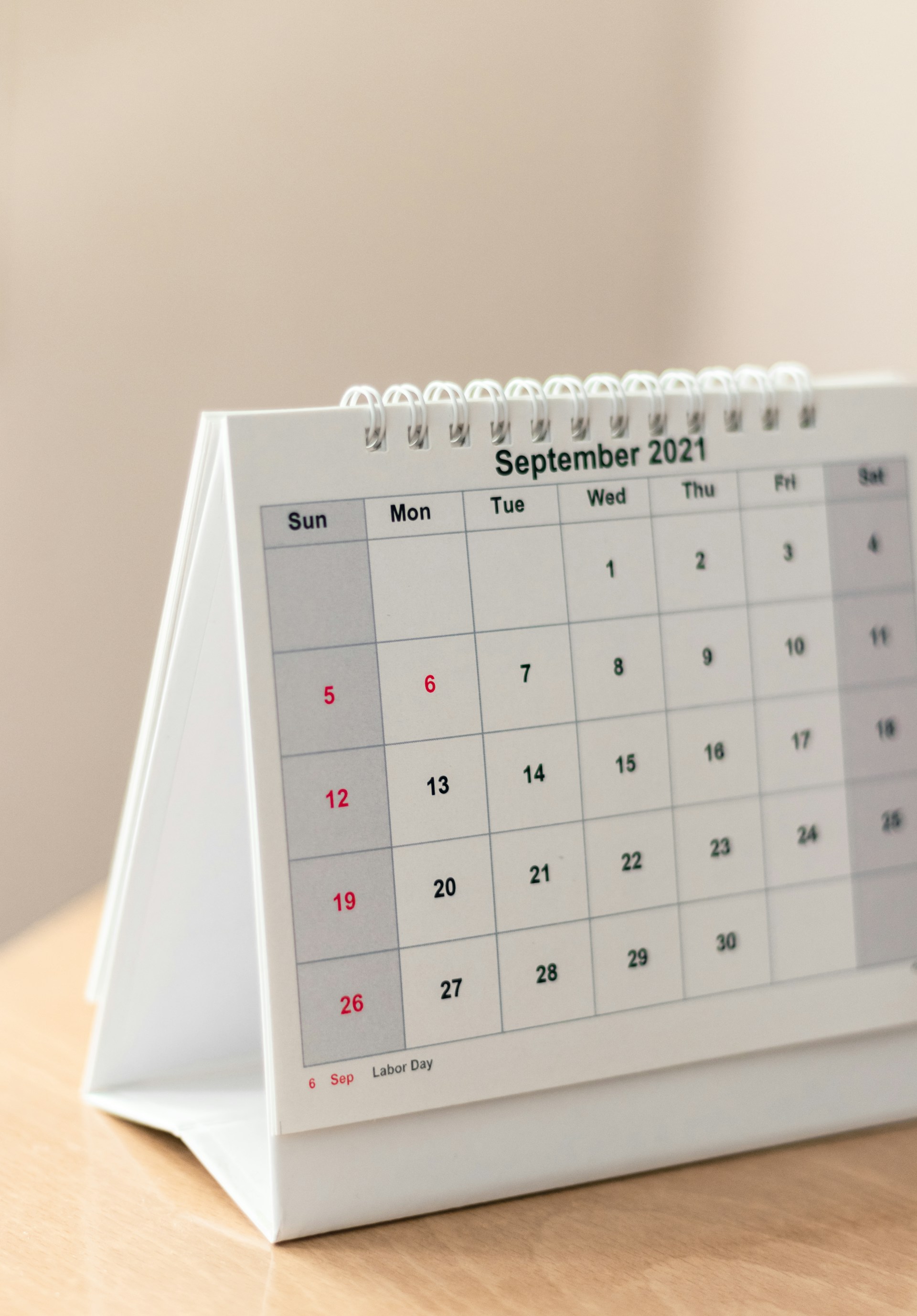 Un calendrier ordinaire | Source : Pexels