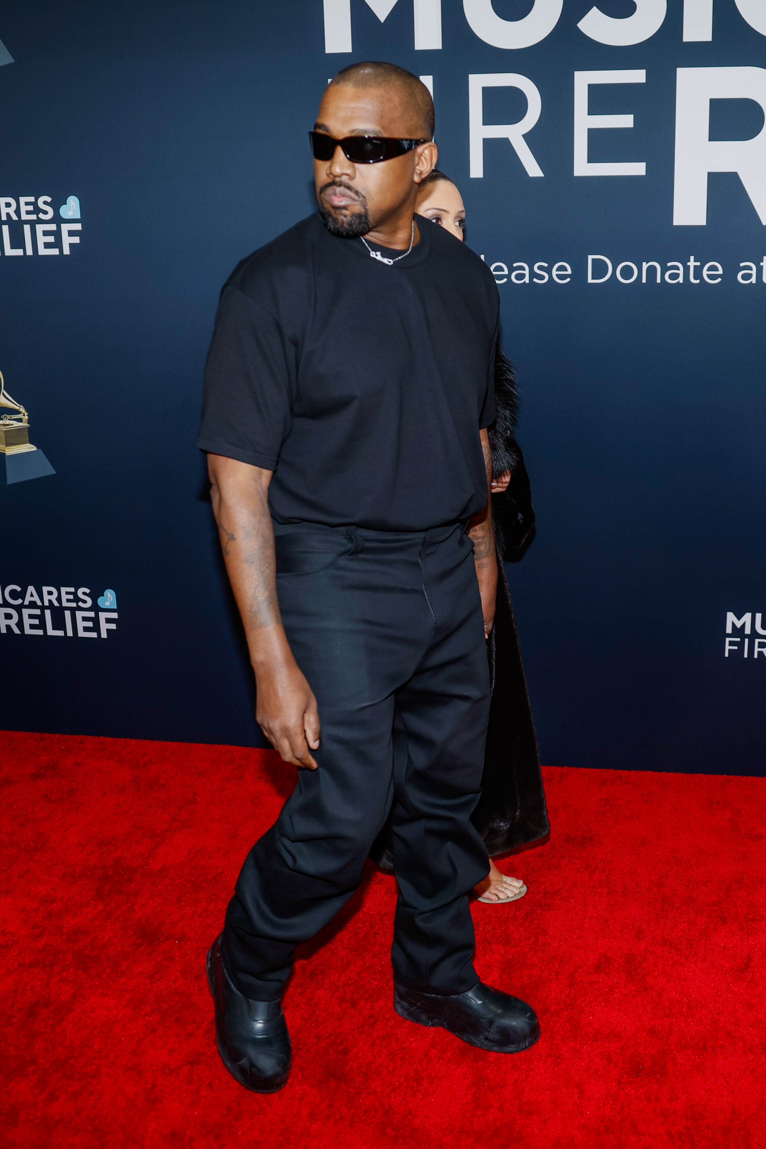 Kanye West et Bianca Censori assistent à la 67e cérémonie des Grammys qui se tient au Crypto.com Arena à Los Angeles, Californie, le 2 février 2025 | Source : Getty Images