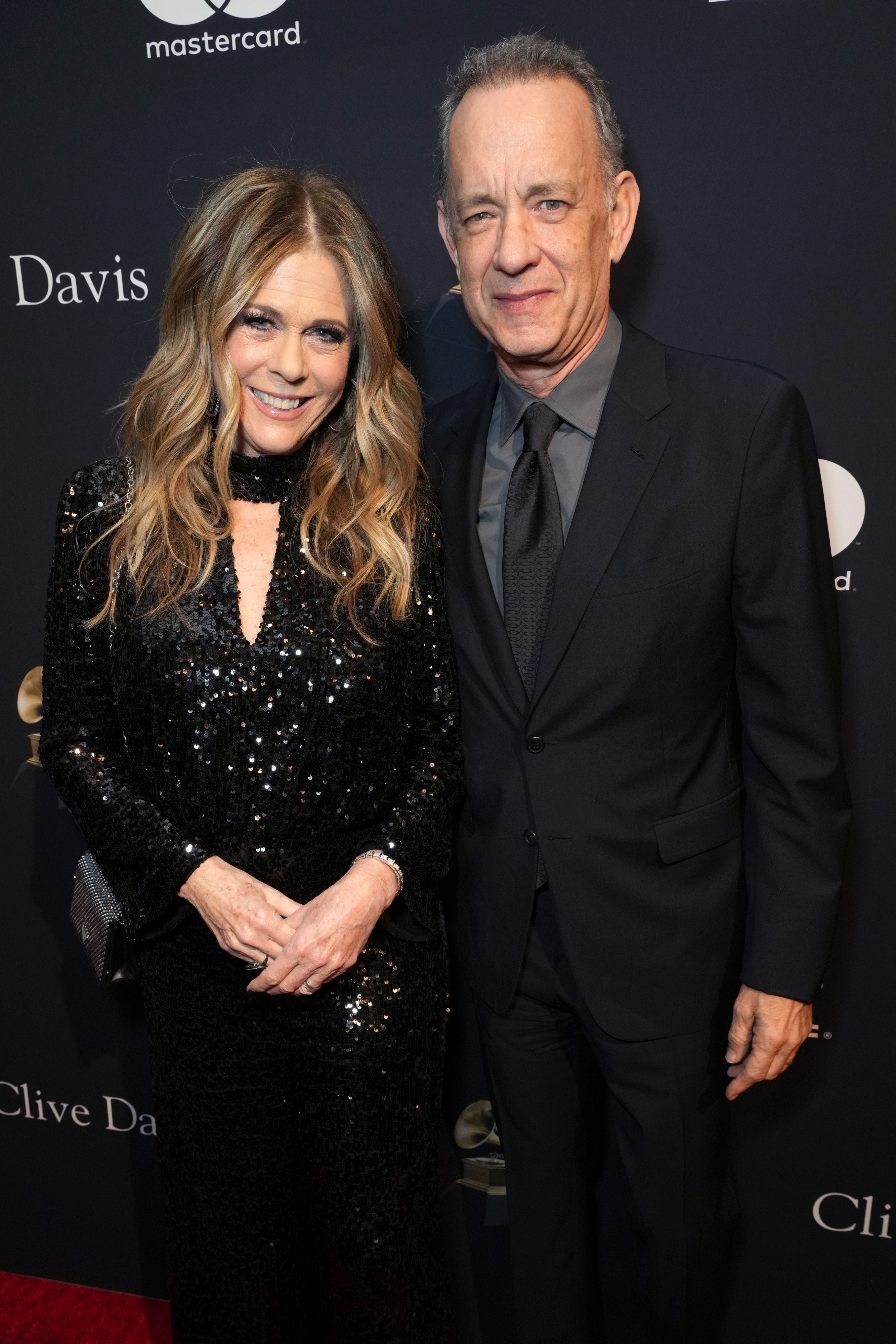 Rita Wilson et Tom Hanks au Gala Pre-Grammy & Salute to Industry Icons Honoring Julie Greenwald and Craig Kallman le 4 février 2023 à Los Angeles, Californie | Source : Getty Images