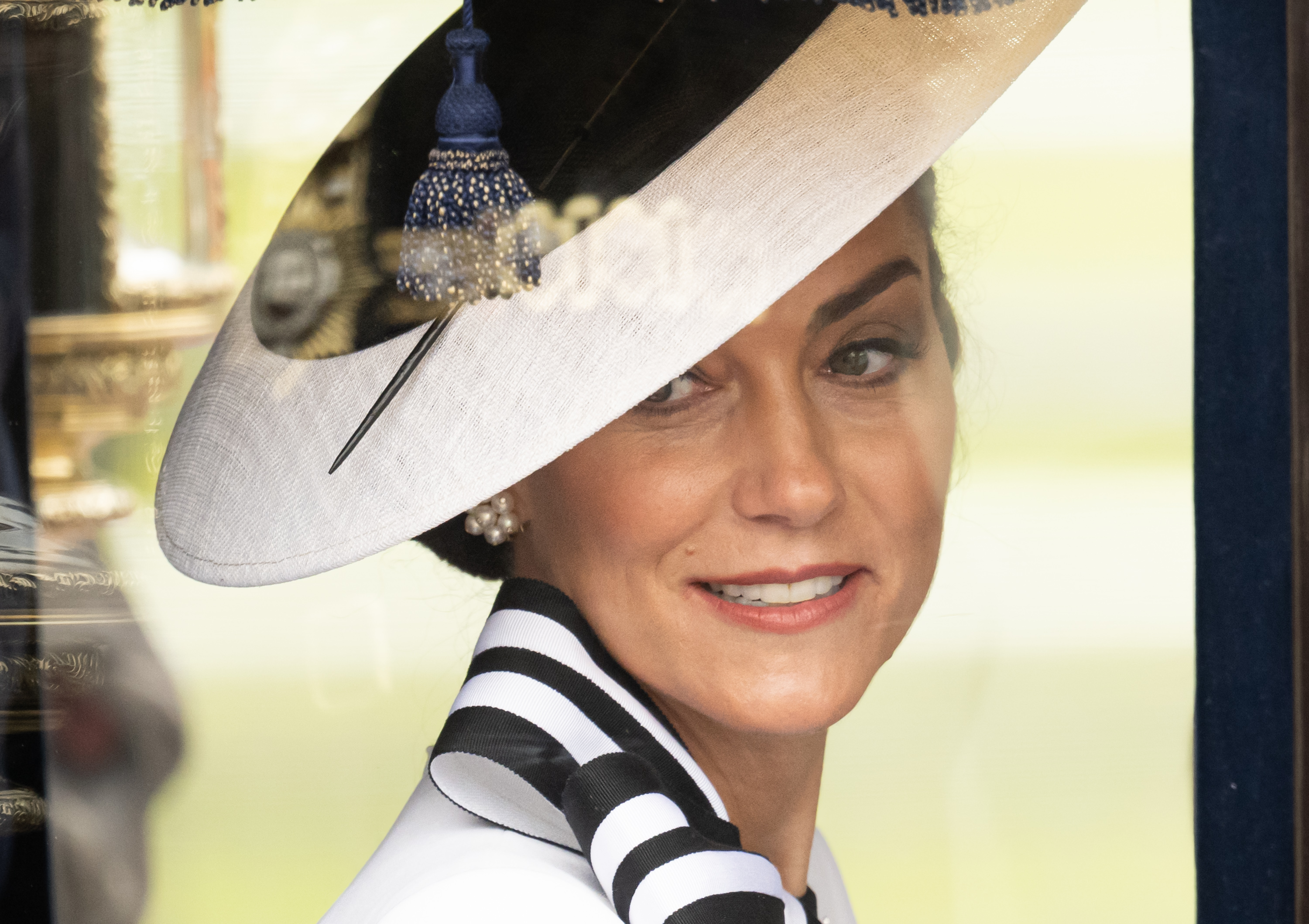 Catherine, princesse de Galles lors de la montée des couleurs le 15 juin 2024 à Londres, en Angleterre. | Source : Getty Images