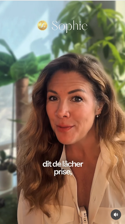 Une capture d'écran de la vidéo de Sophie Grégoire Trudeau, datée du 13 octobre 2025. | Source : Instagram/sophiegregoiretrudeau