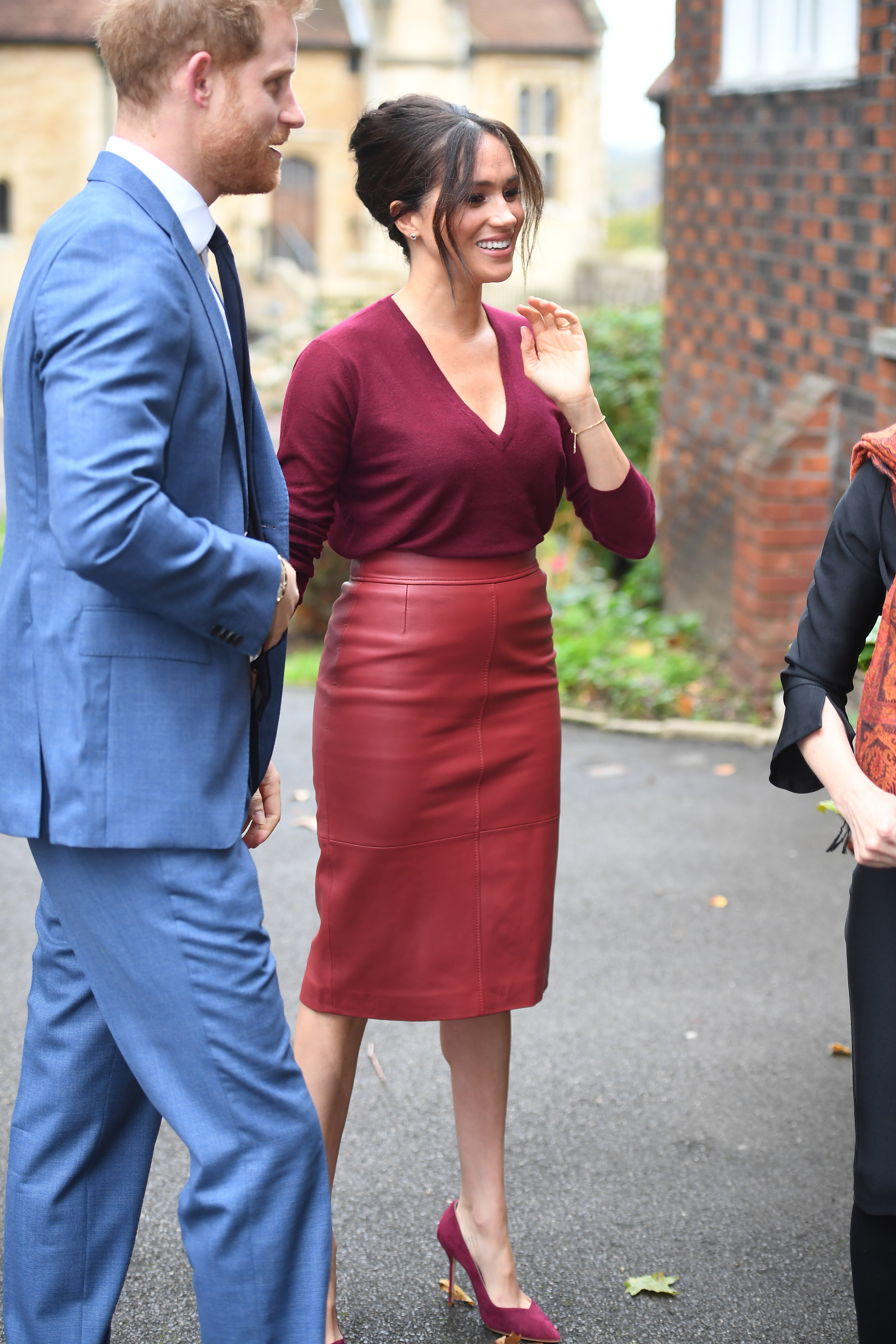 Meghan Markle et le prince Harry assistent à une table ronde avec le Queens Commonwealth Trust et One Young World le 25 octobre 2019. |  Photo : GettyImages