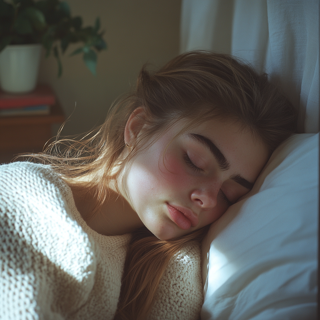 Une femme qui dort | Source : Midjourney