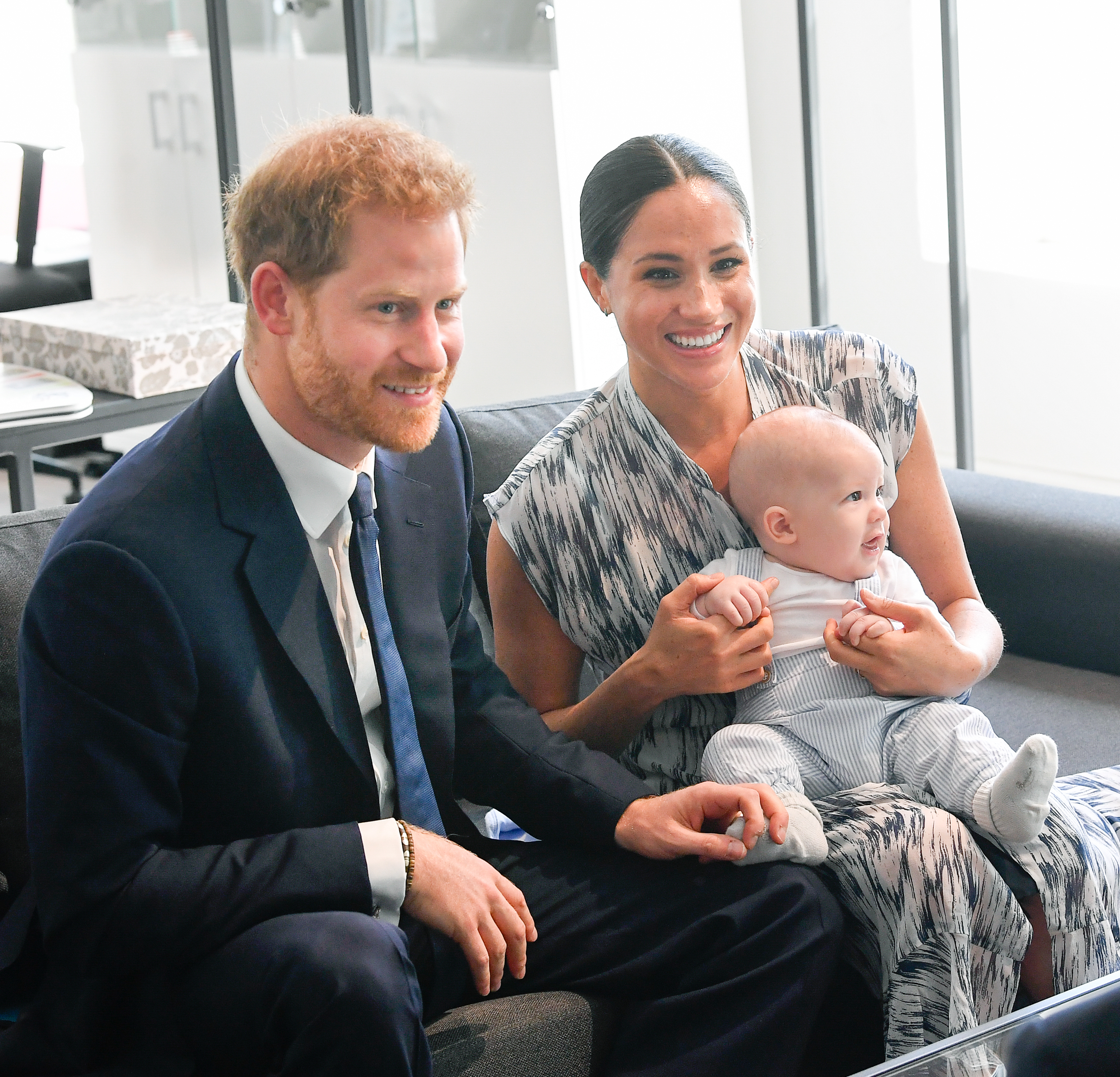 Le prince Harry, Meghan Markle et le prince Archie en Afrique du Sud en 2019 | Source : Getty Images