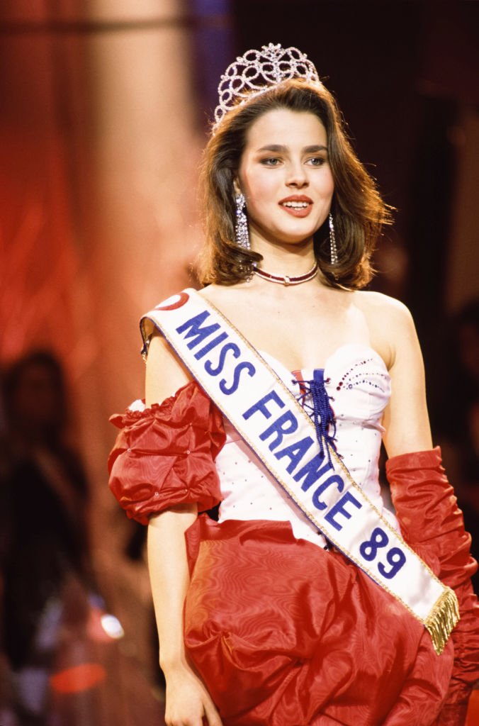 Peggy Zlotkowski, lors de l'élection de Miss France 1989 à Paris le 30 décembre 1989, France. | Photo : Getty Images.