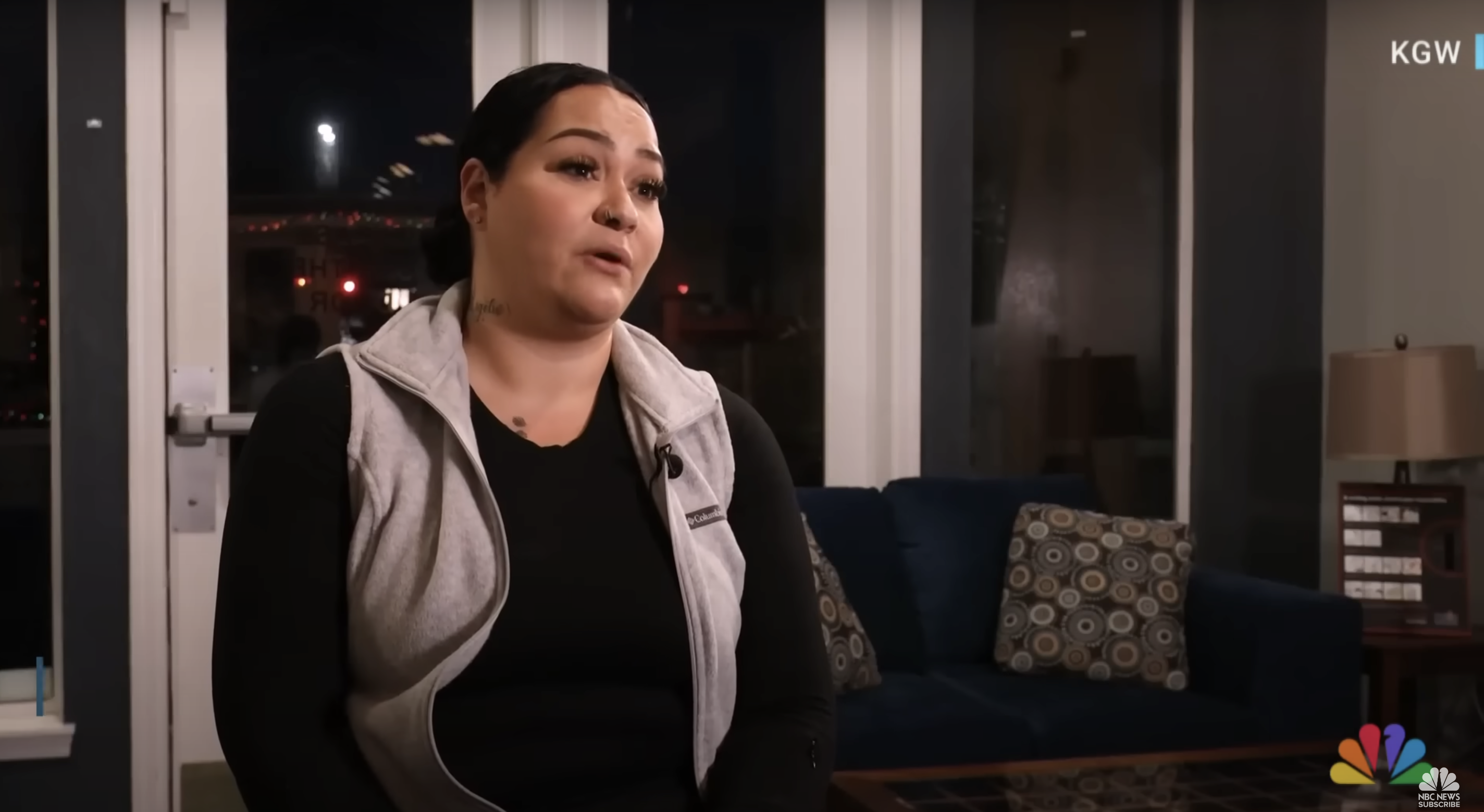 La cousine de Tyler Chase, Latasha Rosales, partage ses pensées sur l'incident surprenant, dans une vidéo datant du 11 janvier 2024 | Source : youtube.com/nbcnews