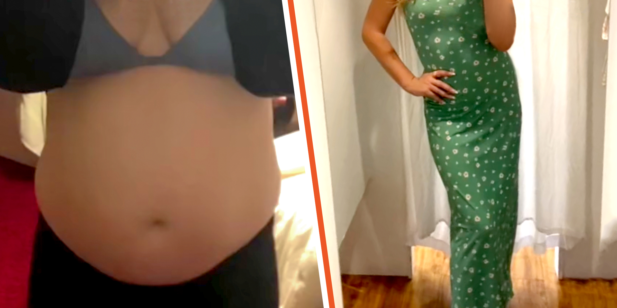 Colleen avant et après avoir perdu 16 kilos | Source : tiktok.com/@queenxxcolleen