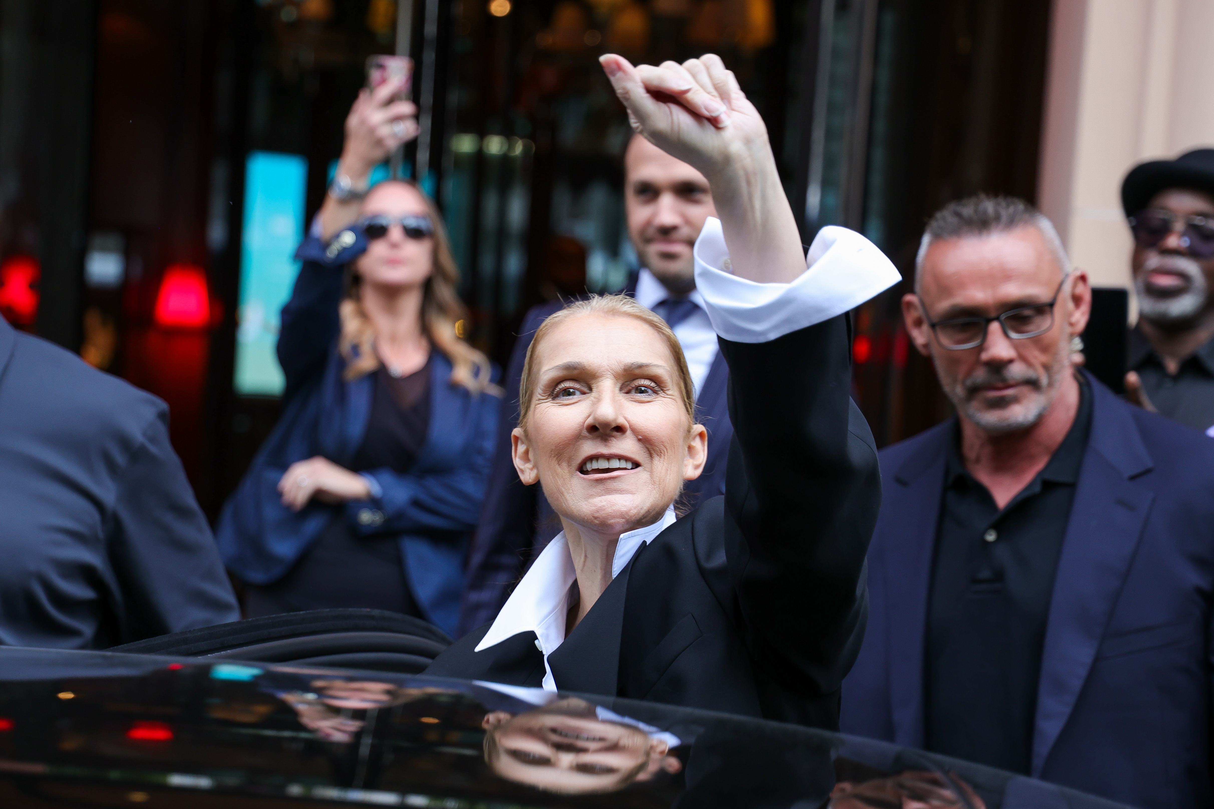 Céline Dion le 23 juillet 2024 à Paris, France | Source : Getty Images