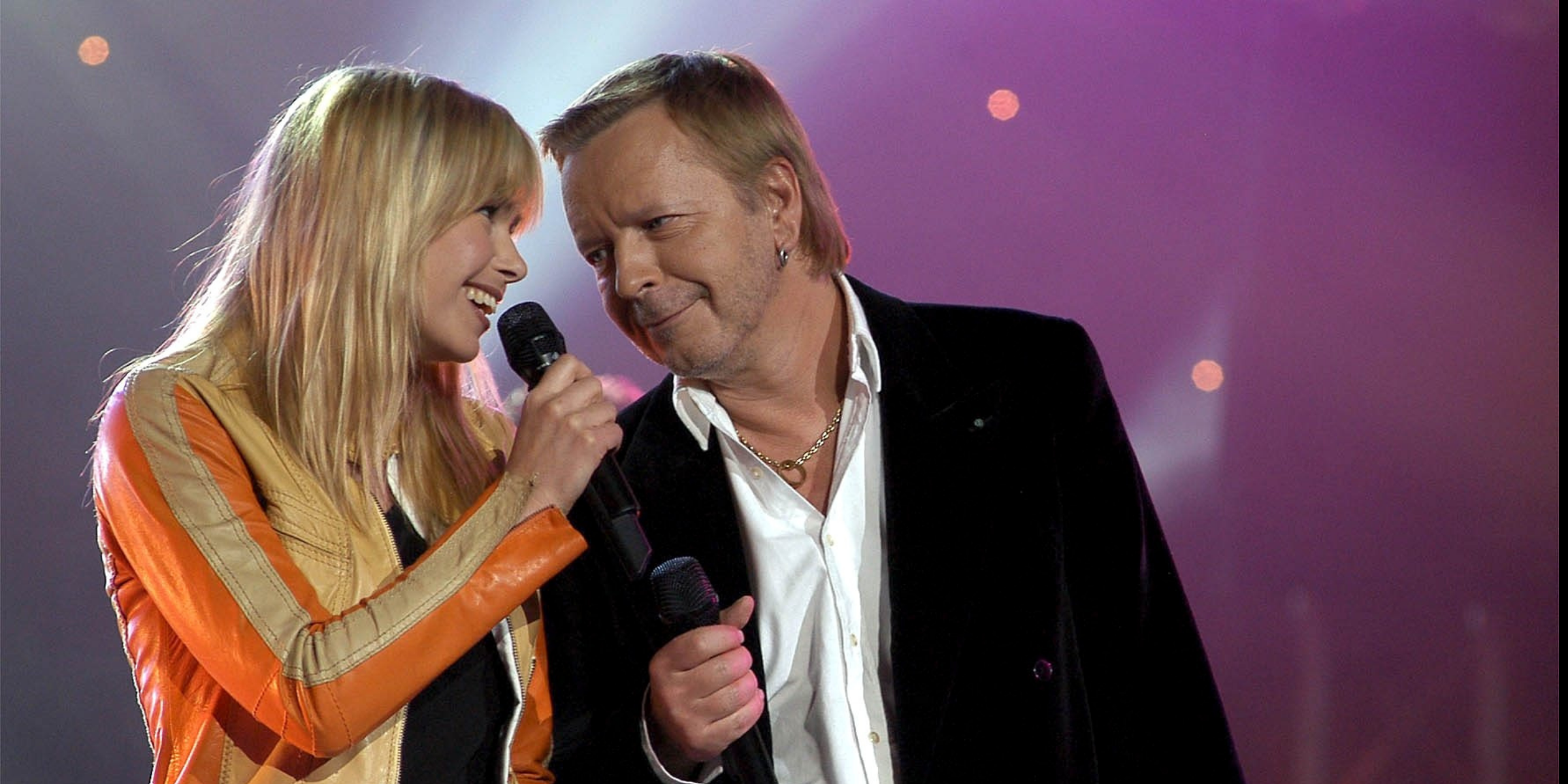 Romane Serda et Renaud | Source : Getty Images