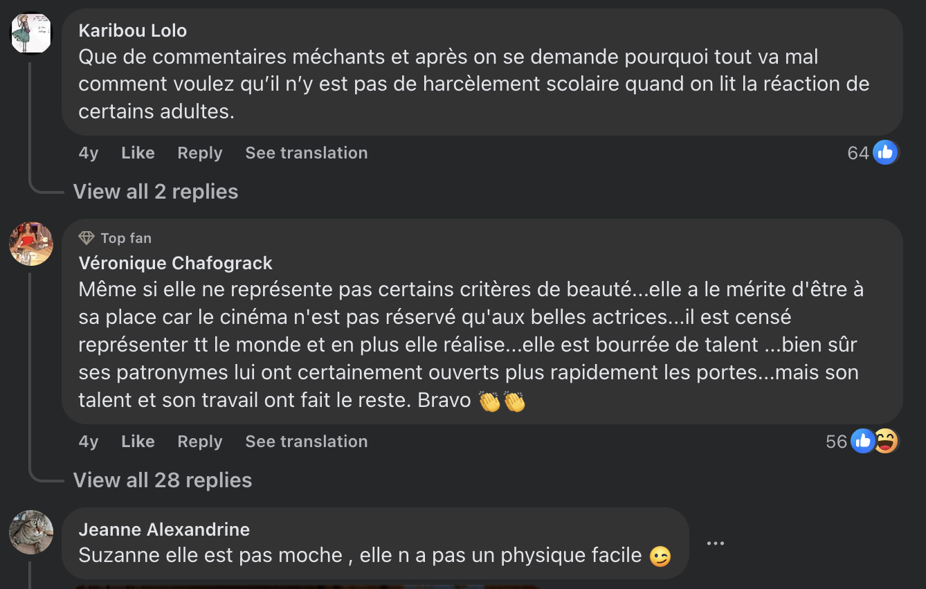 Commentaires d'internautes | Source : AmoMama