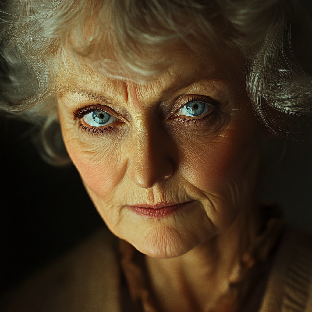 Une femme solennelle | Source : Midjourney