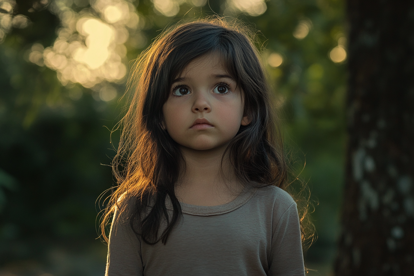 Une fille dans une forêt | Source : Midjourney