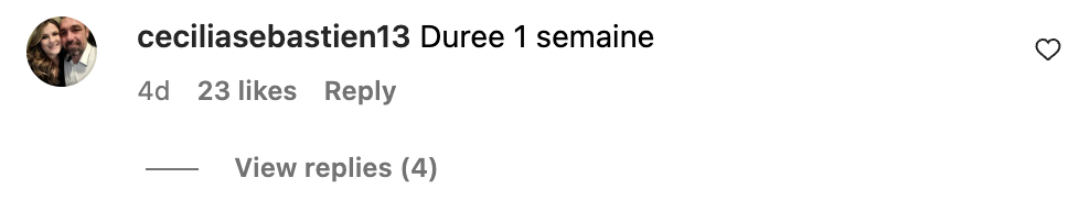 Commentaire d’une internaute sur le duo formé par Nelson Monfort et Calisson Goasdoué | Source : Capture Instagram