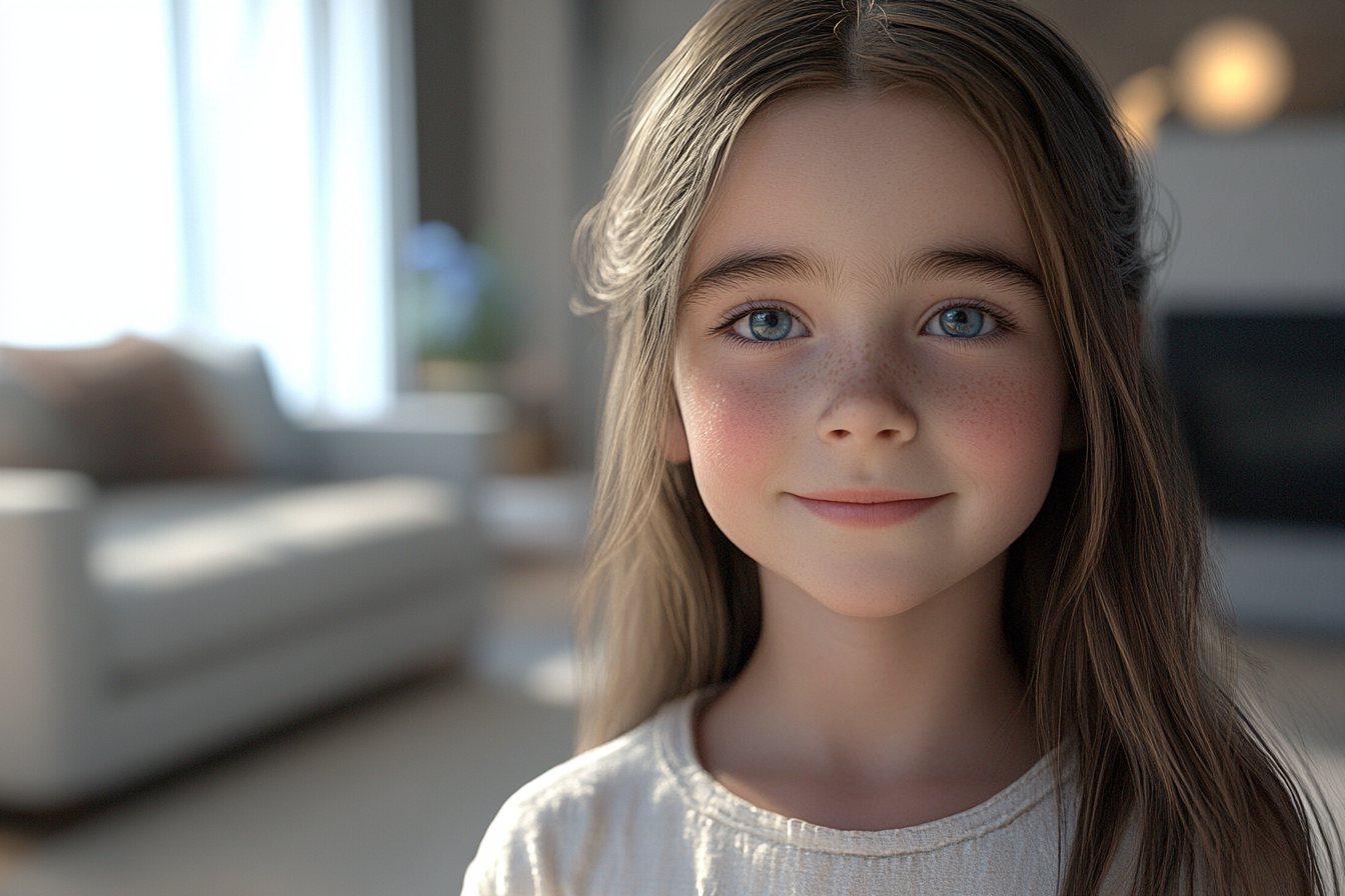 Une petite fille | Source : Midjourney