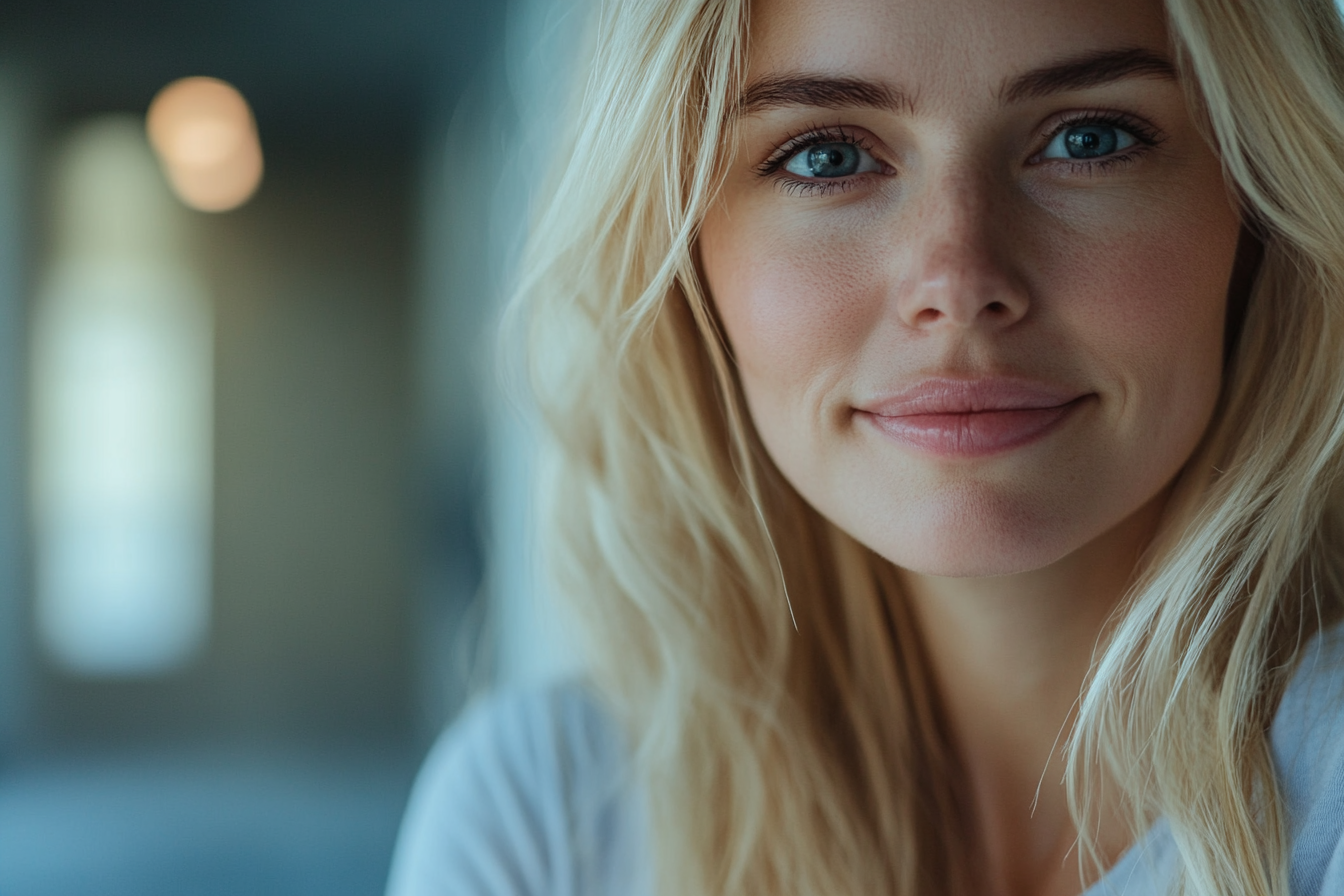 Une femme souriante | Source : Midjourney