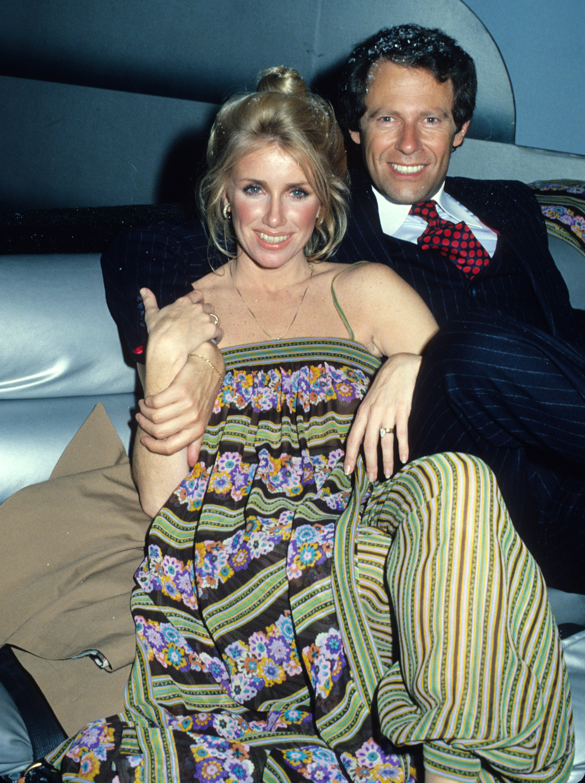 Suzanne Somers et son mari Alan Hamel au Studio 54 à New York le 19 décembre 1978 | Source : Getty Images