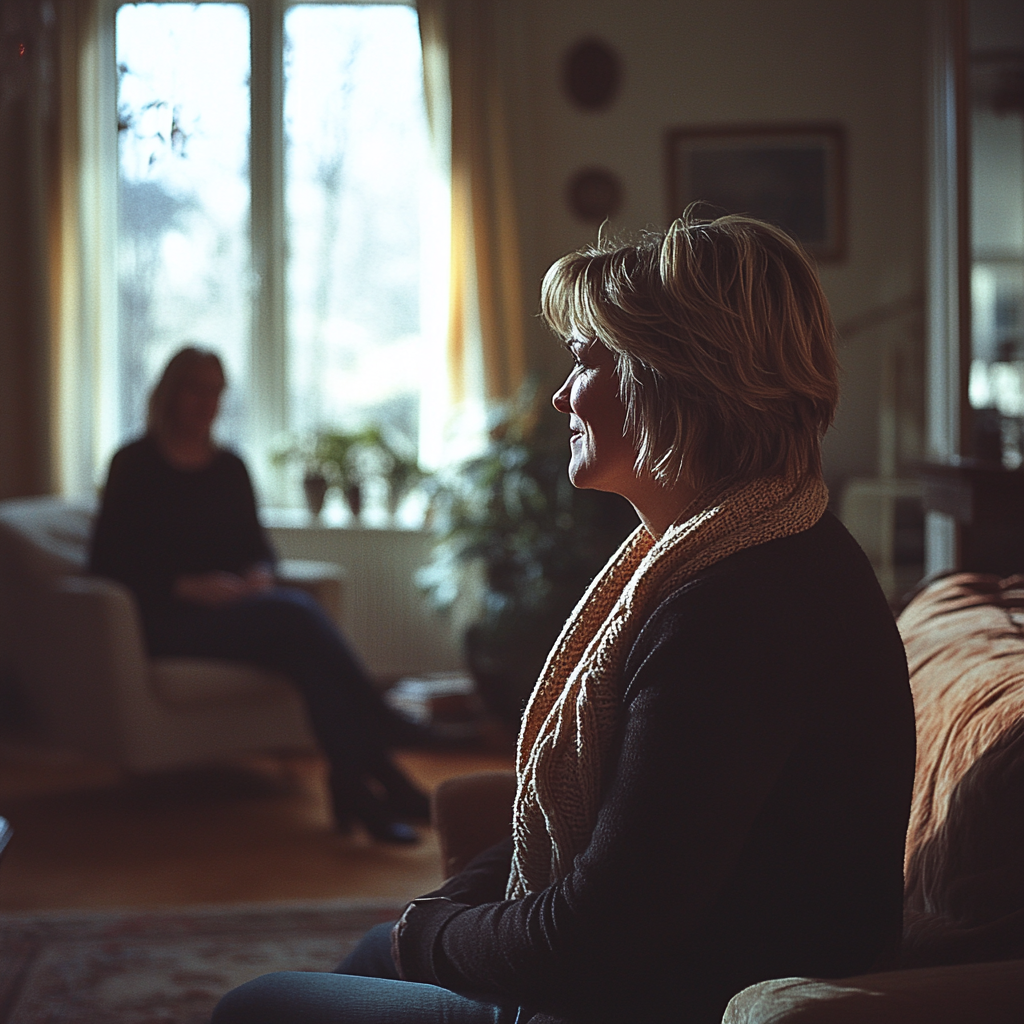 Une femme qui parle à sa fille | Source : Midjourney