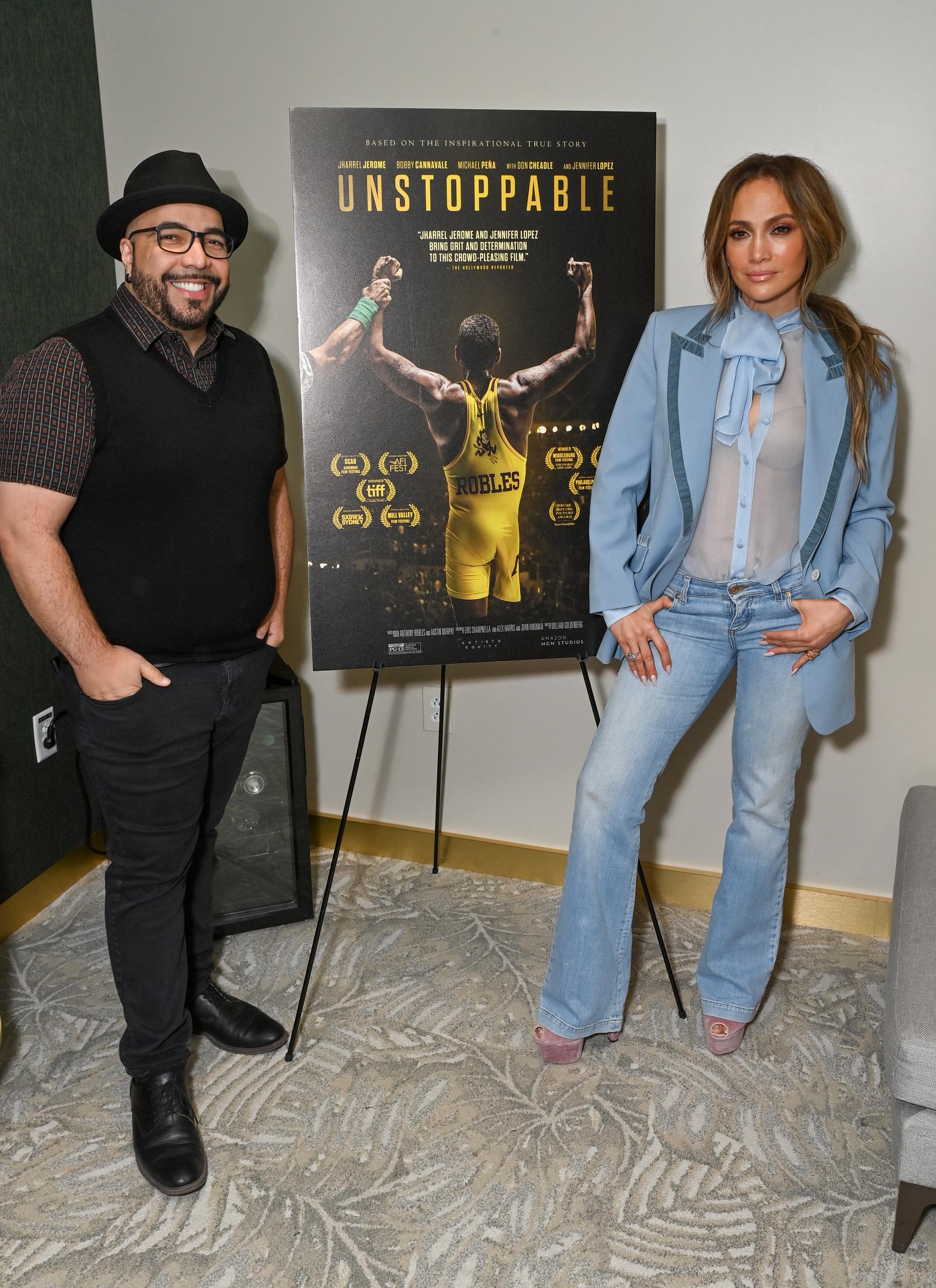 Clayton Davis and Jennifer Lopez le 15 décembre 2024, à Culver City, en Californie | Source : Getty Images