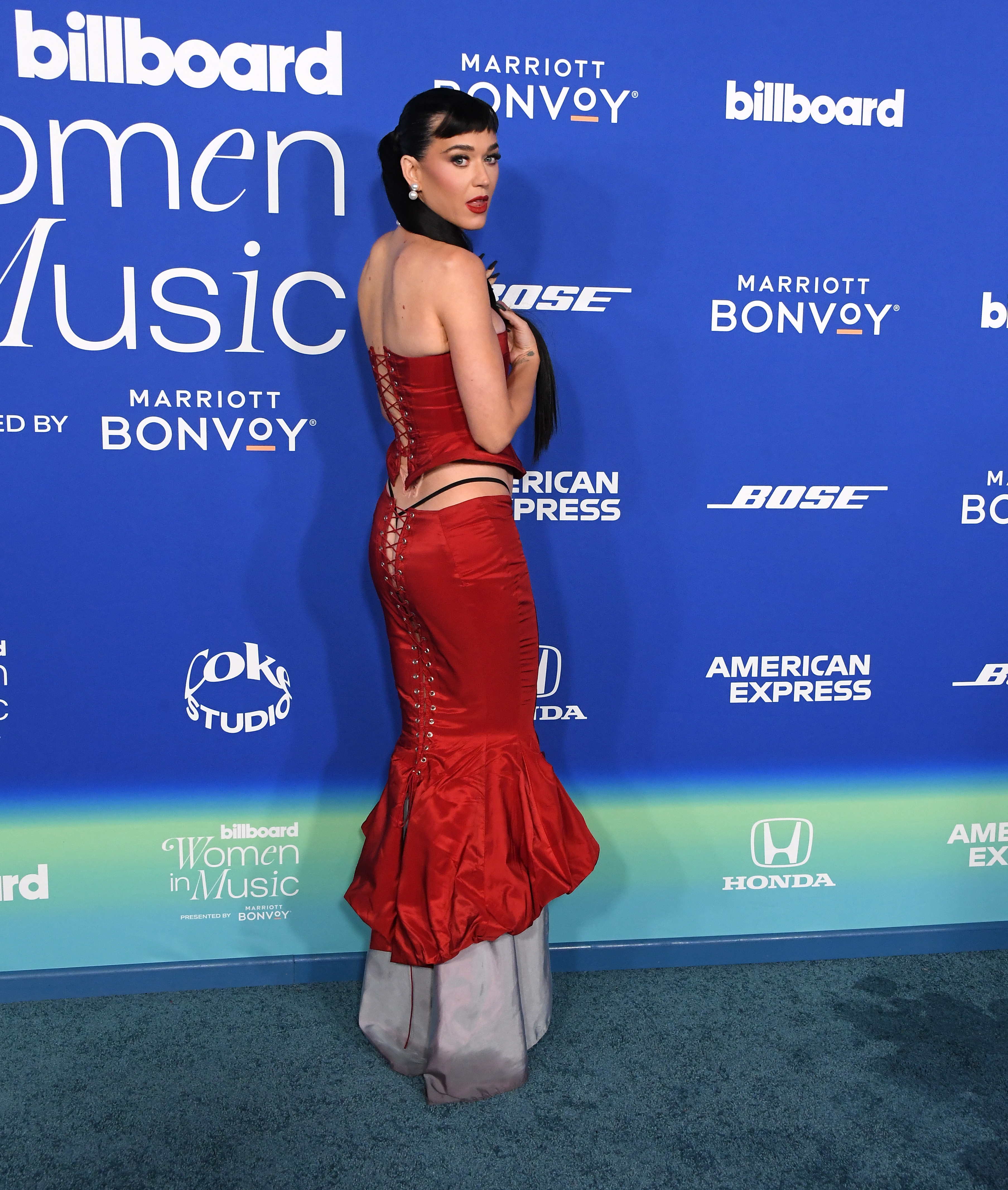 Katy Perry lors de l'événement Billboard Women in Music à Inglewood, en Californie, le 6 mars 2024 | Source : Getty Images