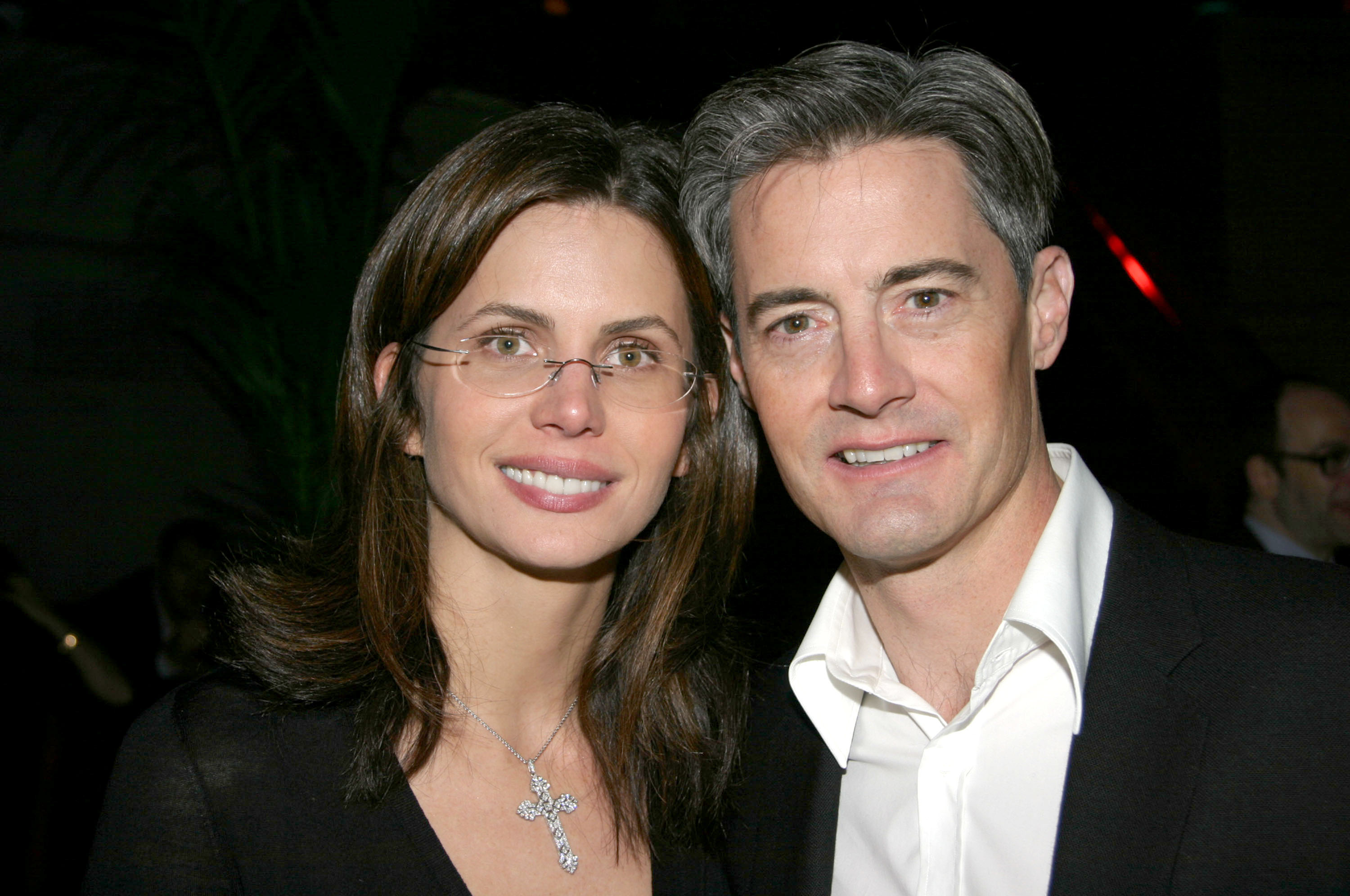 Desiree Gruber et Kyle MacLachlan lors de la soirée d'ouverture de "The Caretaker" à New York en 2003. | Source : Getty Images