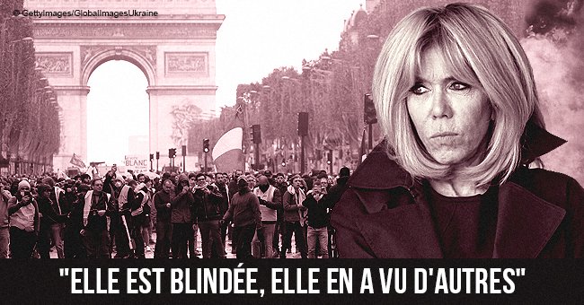 Comment Brigitte Macron montre-t-elle son calme face à la violence de 'Gilets jaunes'