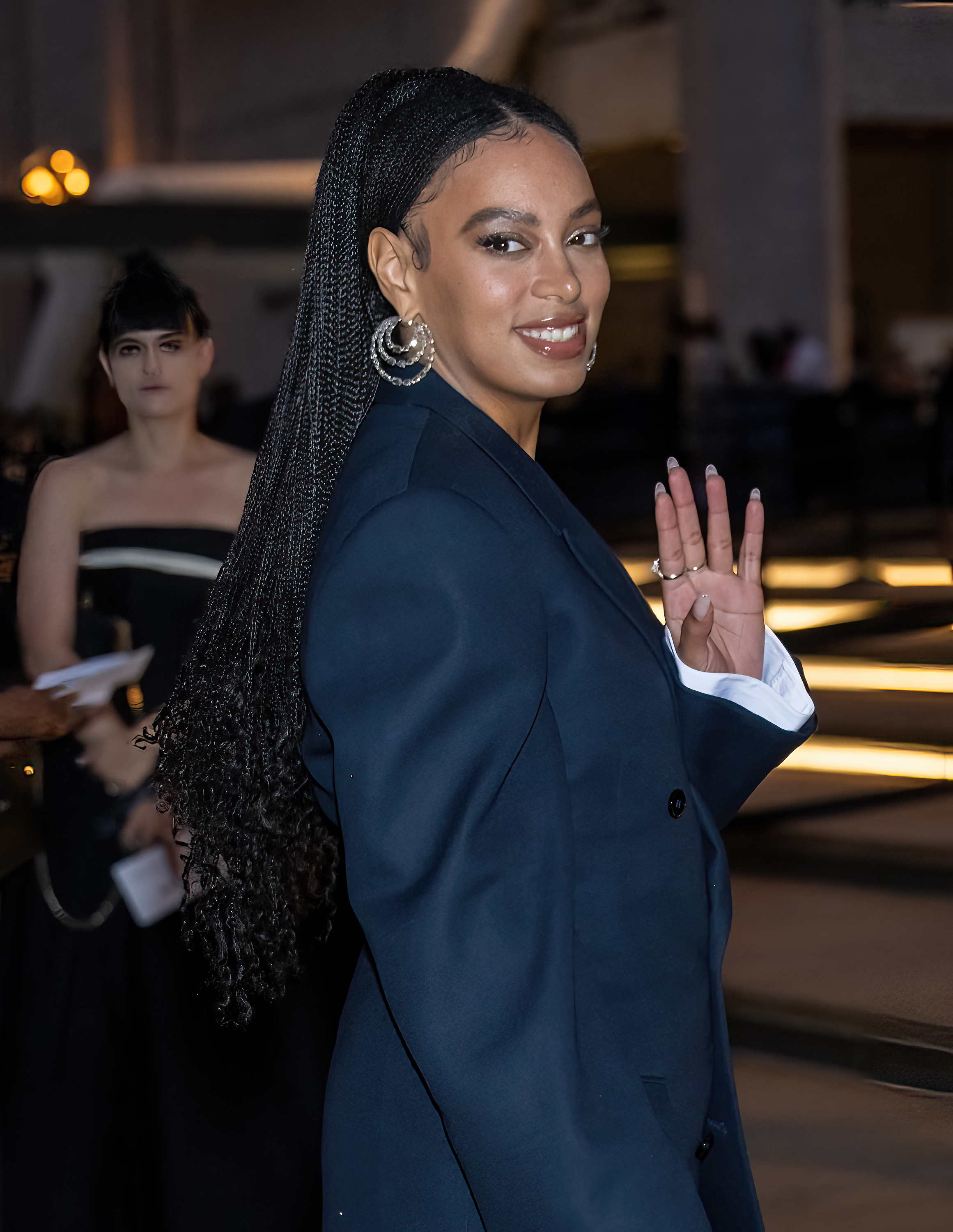 Solange Knowles arrive au gala de mode d'automne du New York Ballet 2022 au Lincoln Center à New York, le 28 septembre 2022 | Source : Getty Images