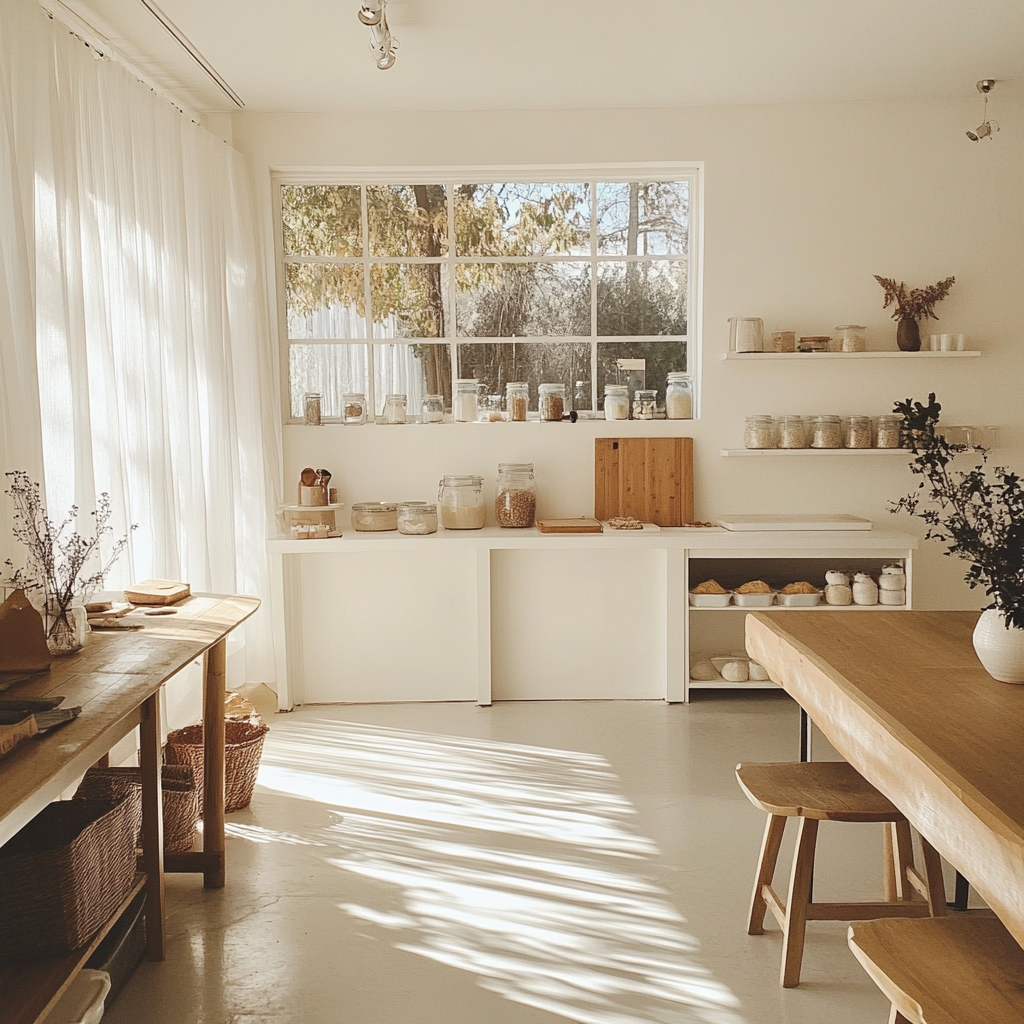 Un bel atelier de pâtisserie | Source : Midjourney