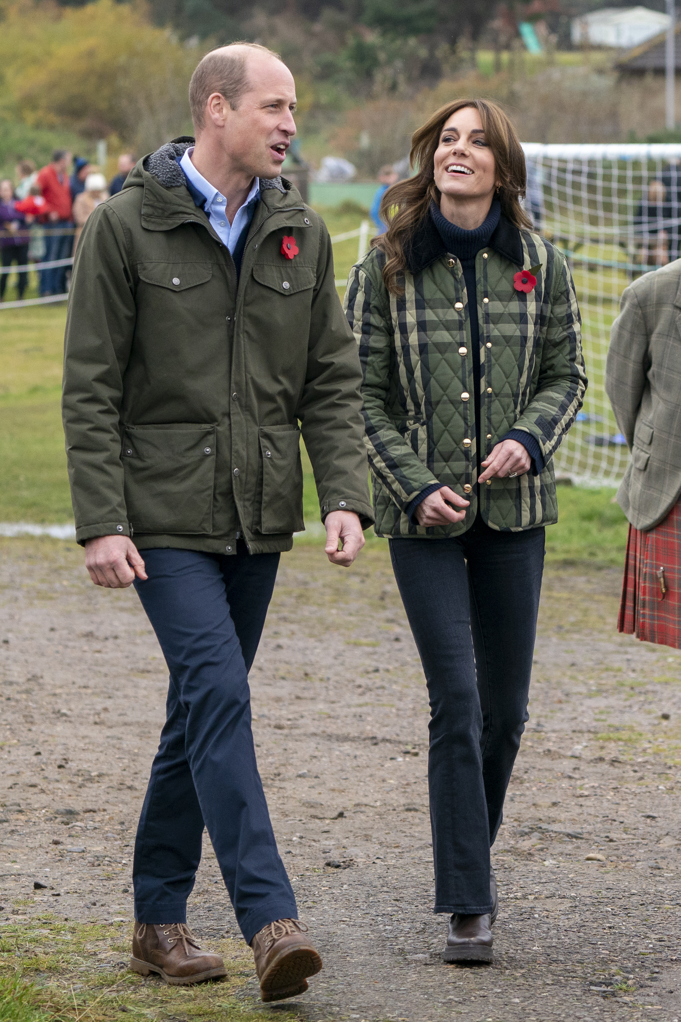 La princesse Catherine et le prince William à Outfit Moray, une organisation caritative primée, à Moray, en Écosse, le 02 novembre 2023 | Source : Getty Images