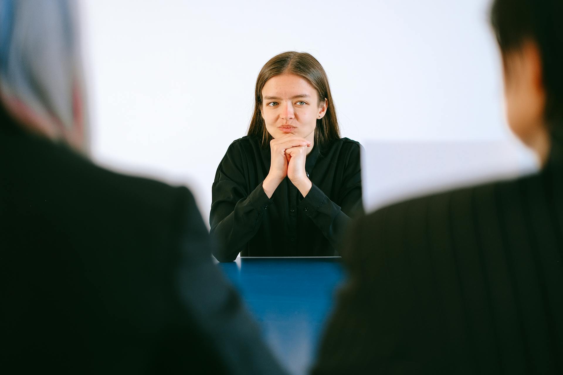 Une femme lors d'un entretien | Source : Pexels