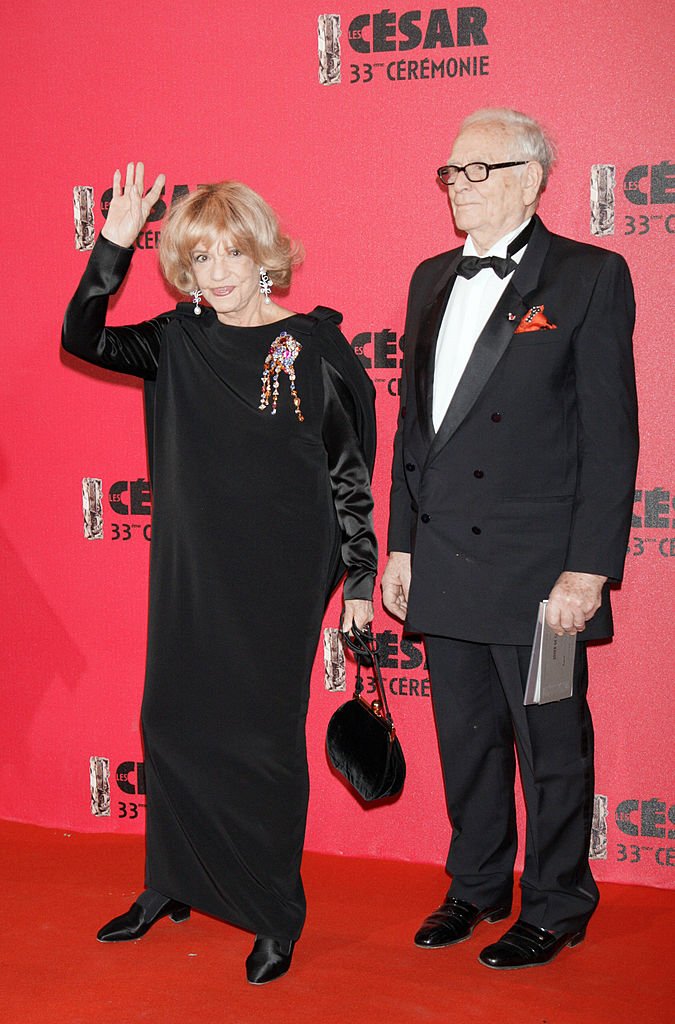 Pierre Cardin et Jeanne Moreau. | Photo : Getty Images