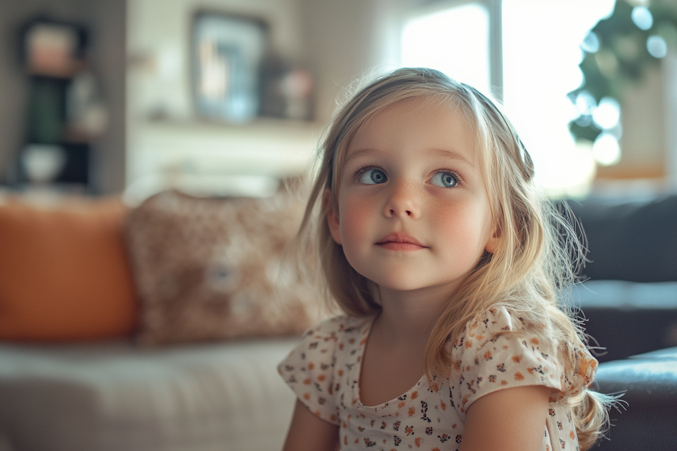 Une fille qui regarde quelqu'un | Source : Midjourney