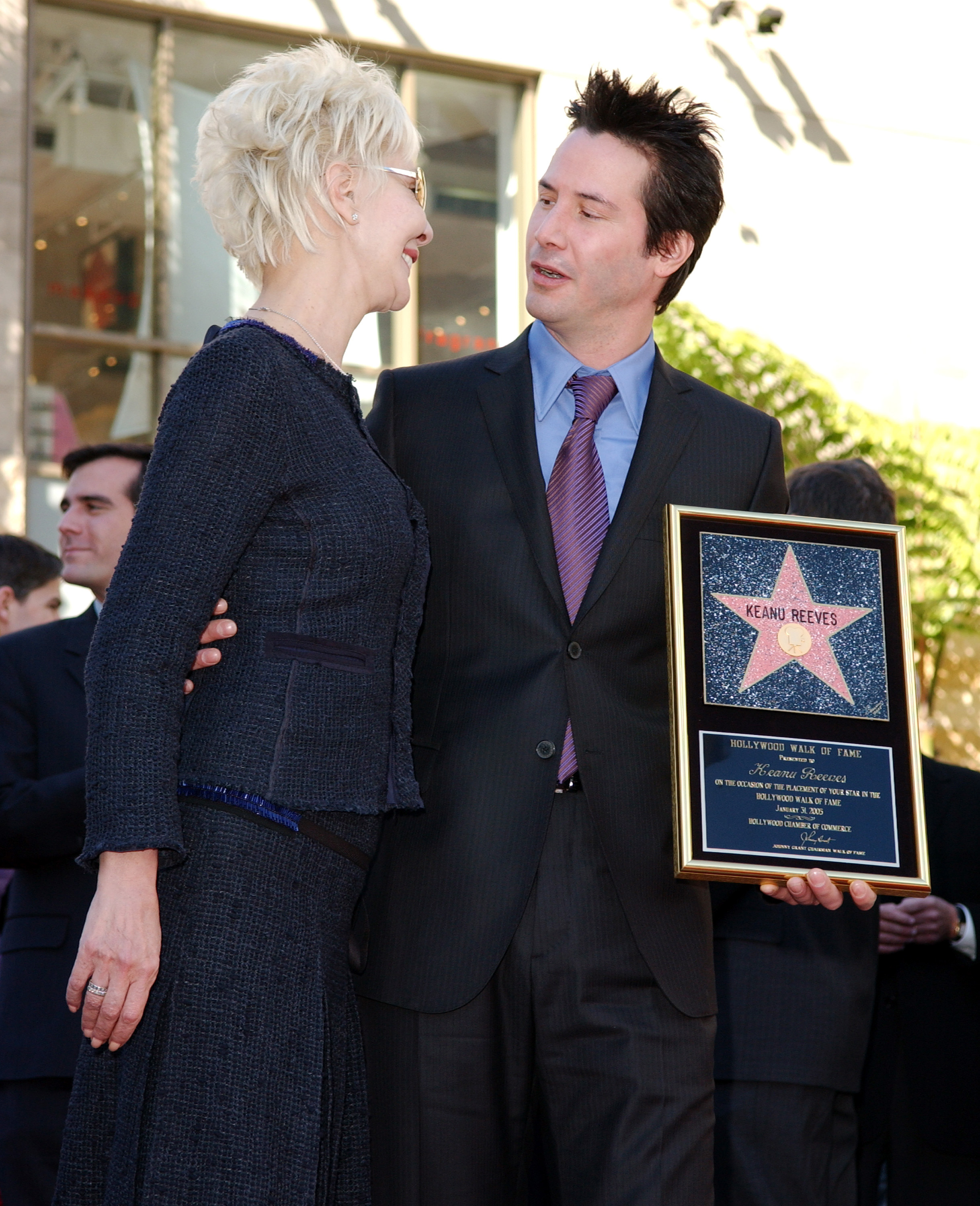 Keanu Reeves and Patricia Taylor in Hollywood, California, in 2005 | Source: Getty Images