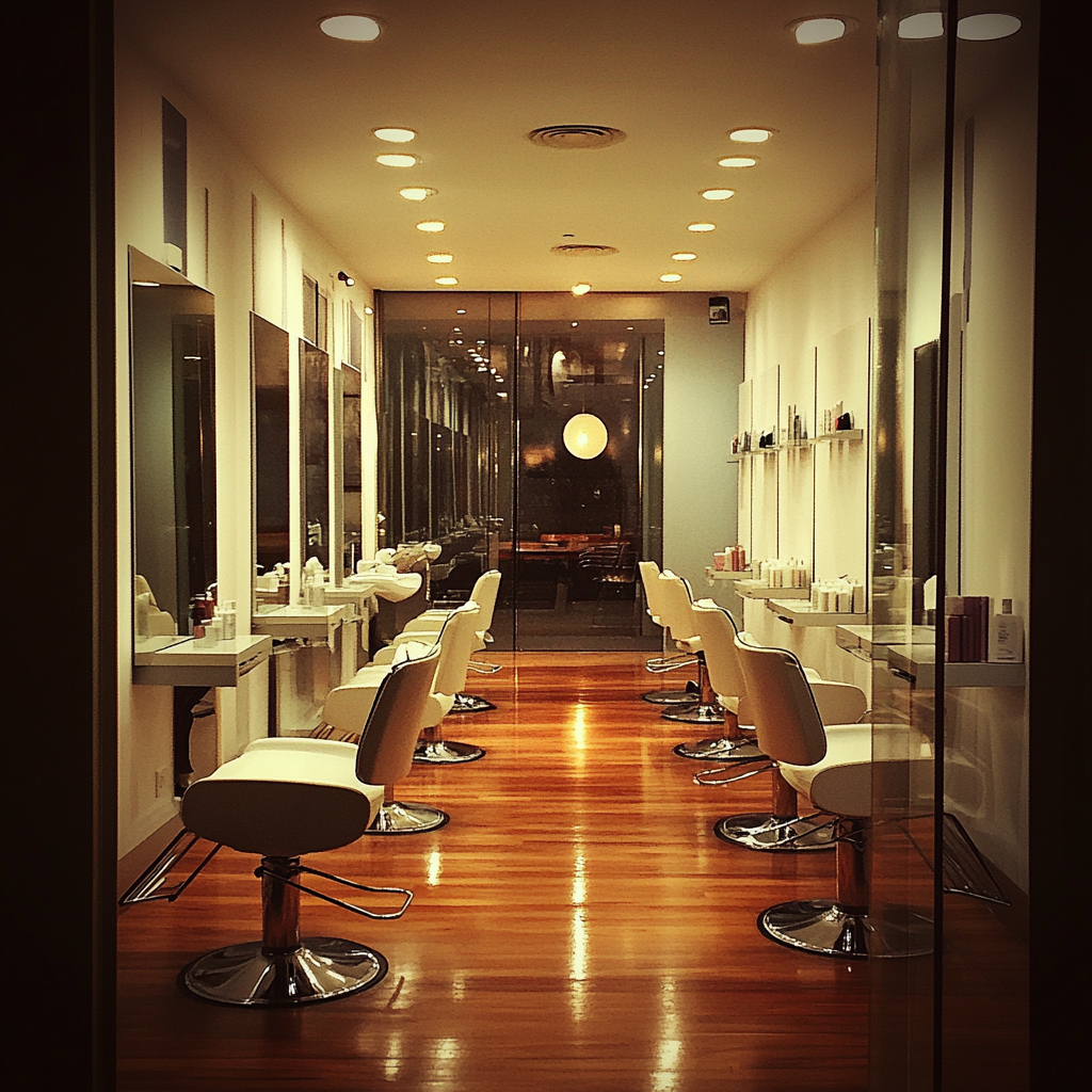 Un salon de coiffure | Source : Midjourney