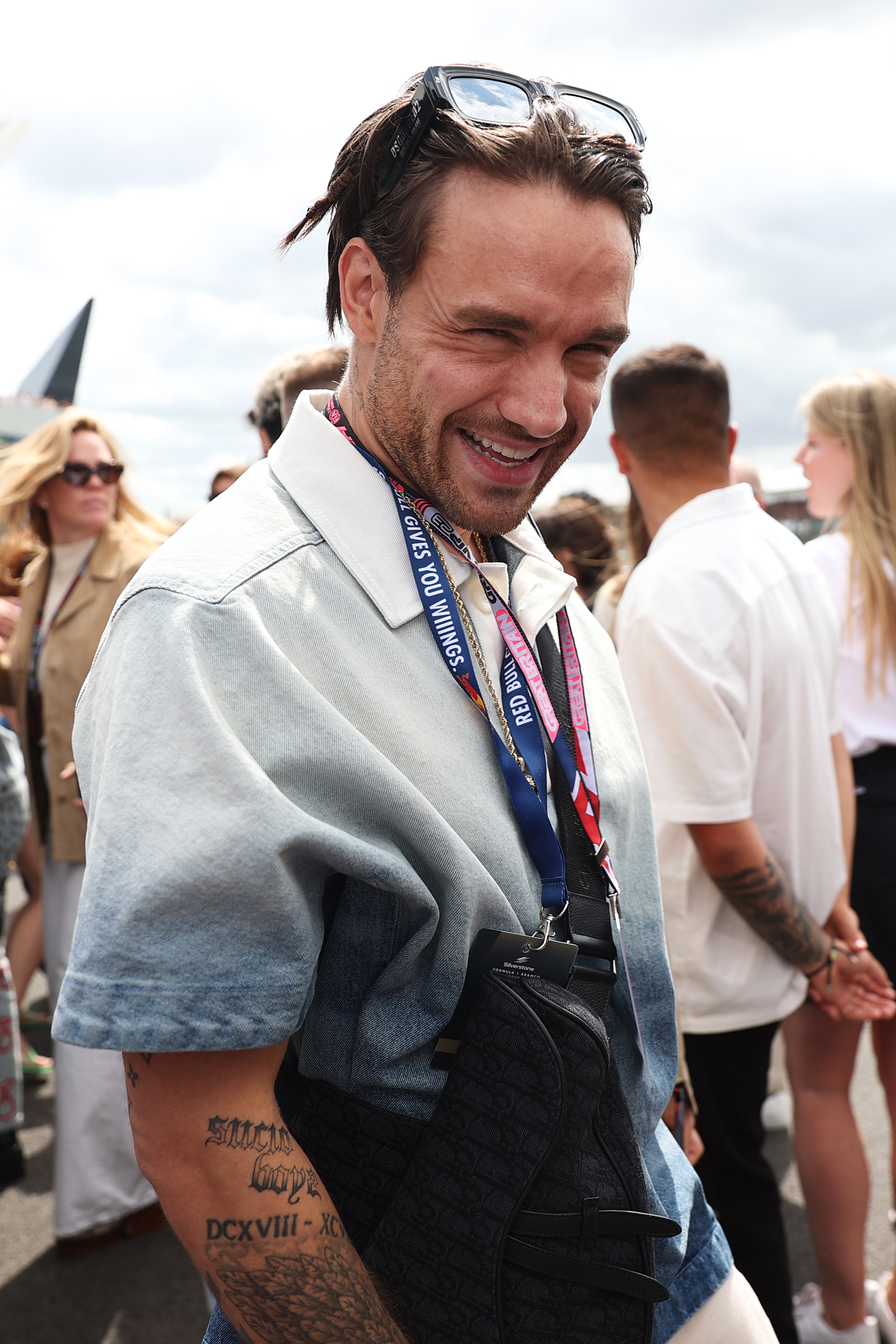 Liam Payne au circuit de Silverstone à Northampton, en Angleterre, le 9 juillet 2023 | Source : Getty Images