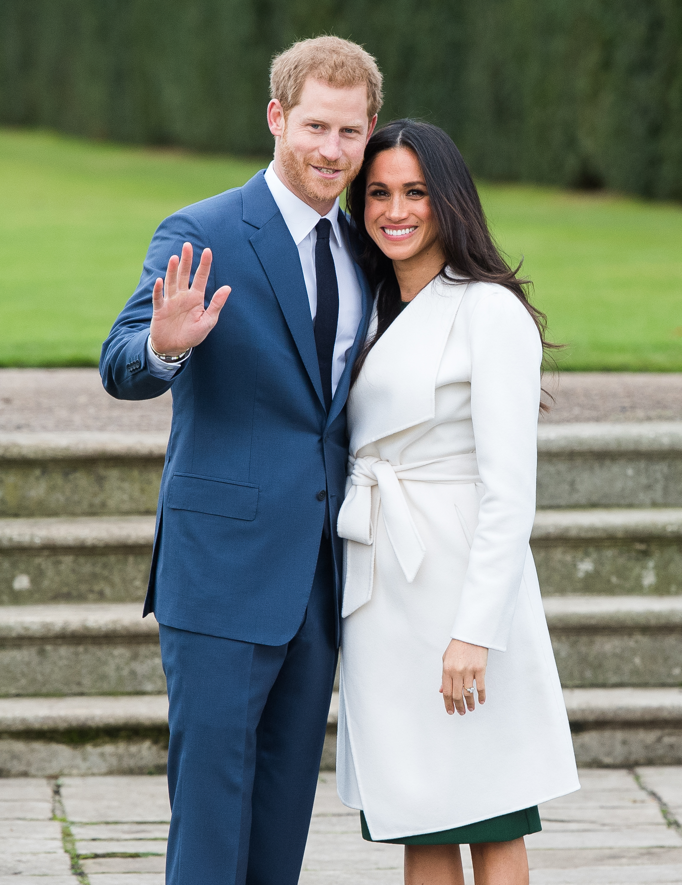 Le prince Harry et Meghan Markle lors d'un photocall officiel pour annoncer leurs fiançailles, le 27 novembre 2017, à Londres, en Angleterre. | Source : Getty Images