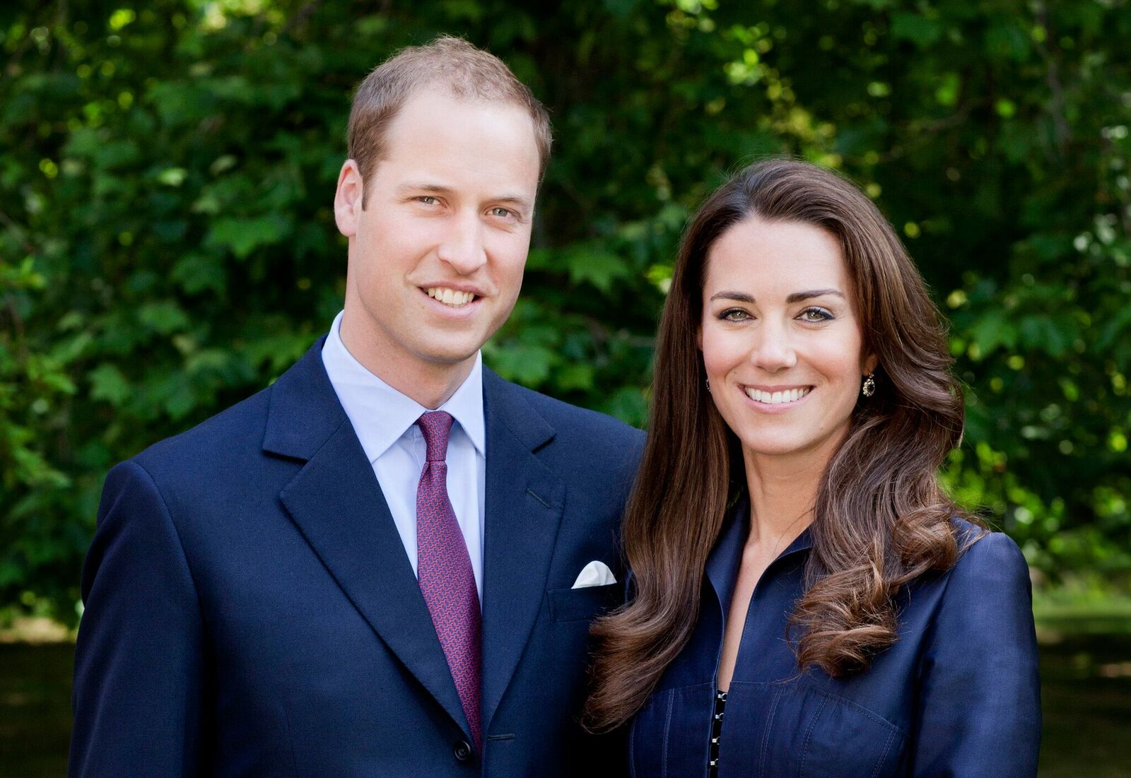 Le prince William et Catherine posent pour un portrait officiel | Photo: Getty Images