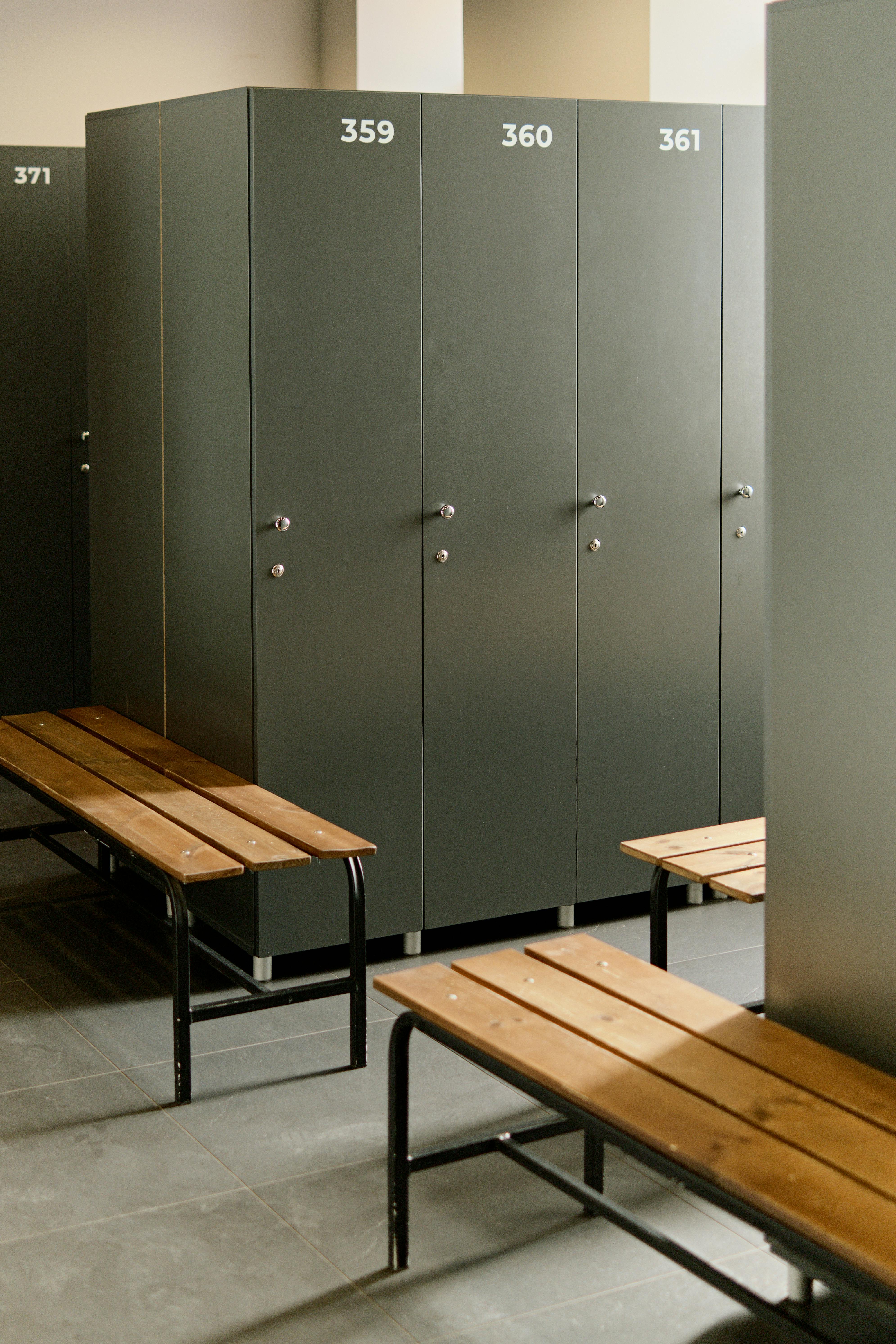 Vestiaires d'une salle de sport | Source : Pexels
